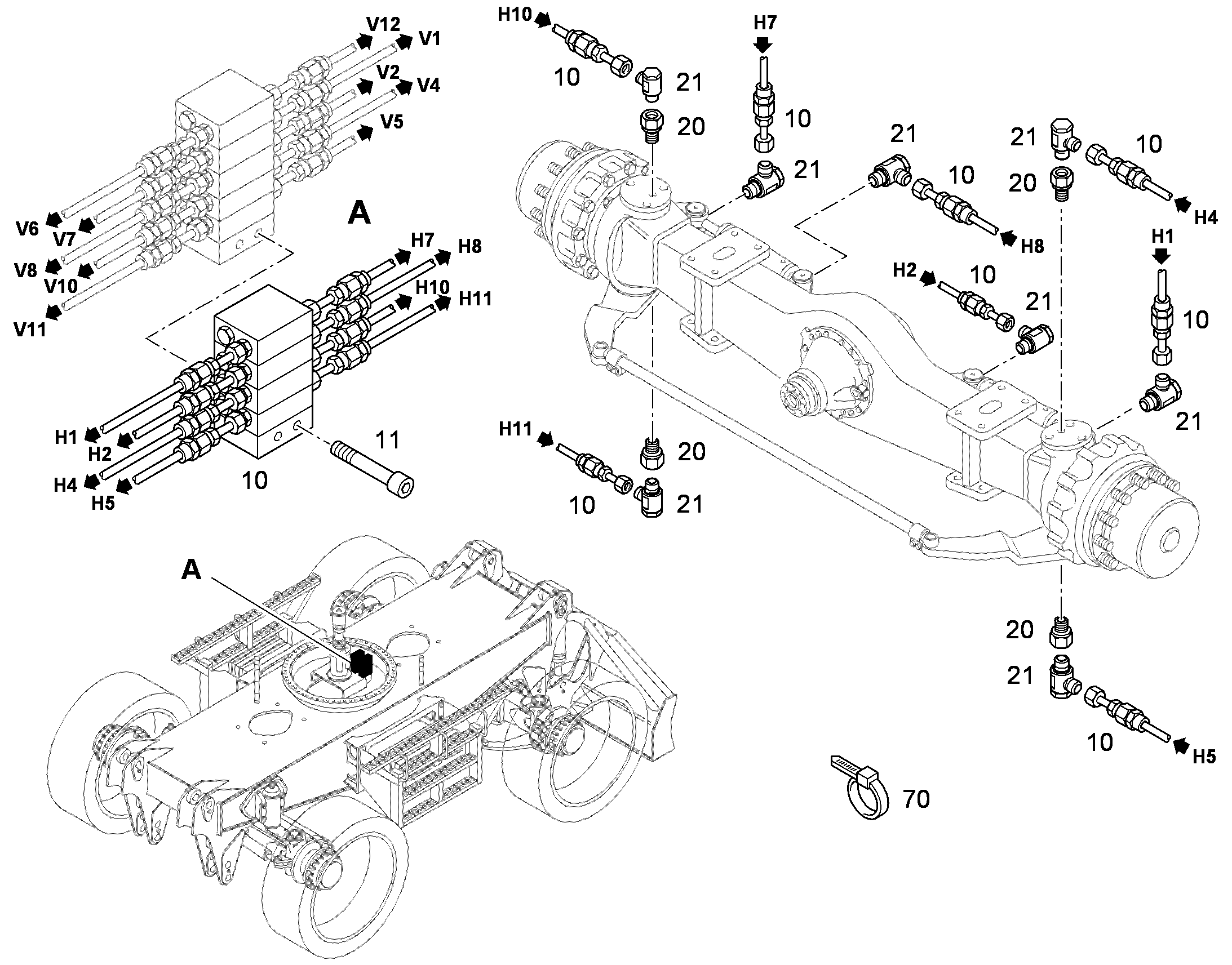 РАСПРЕДЕЛИТЕЛЬ MX-F 4/8 10440936 LIEBHERR