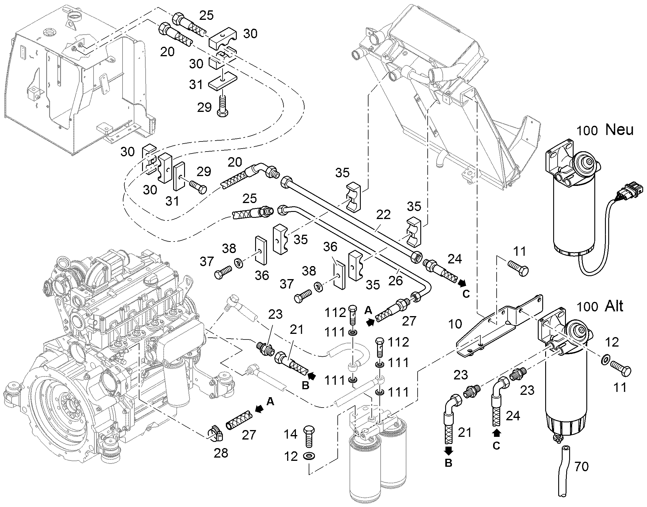 КЛЕММА ПОЛОВИННАЯ AEHNL.DIN 3015 Z 2 R 15 12 PP 7029774 LIEBHERR