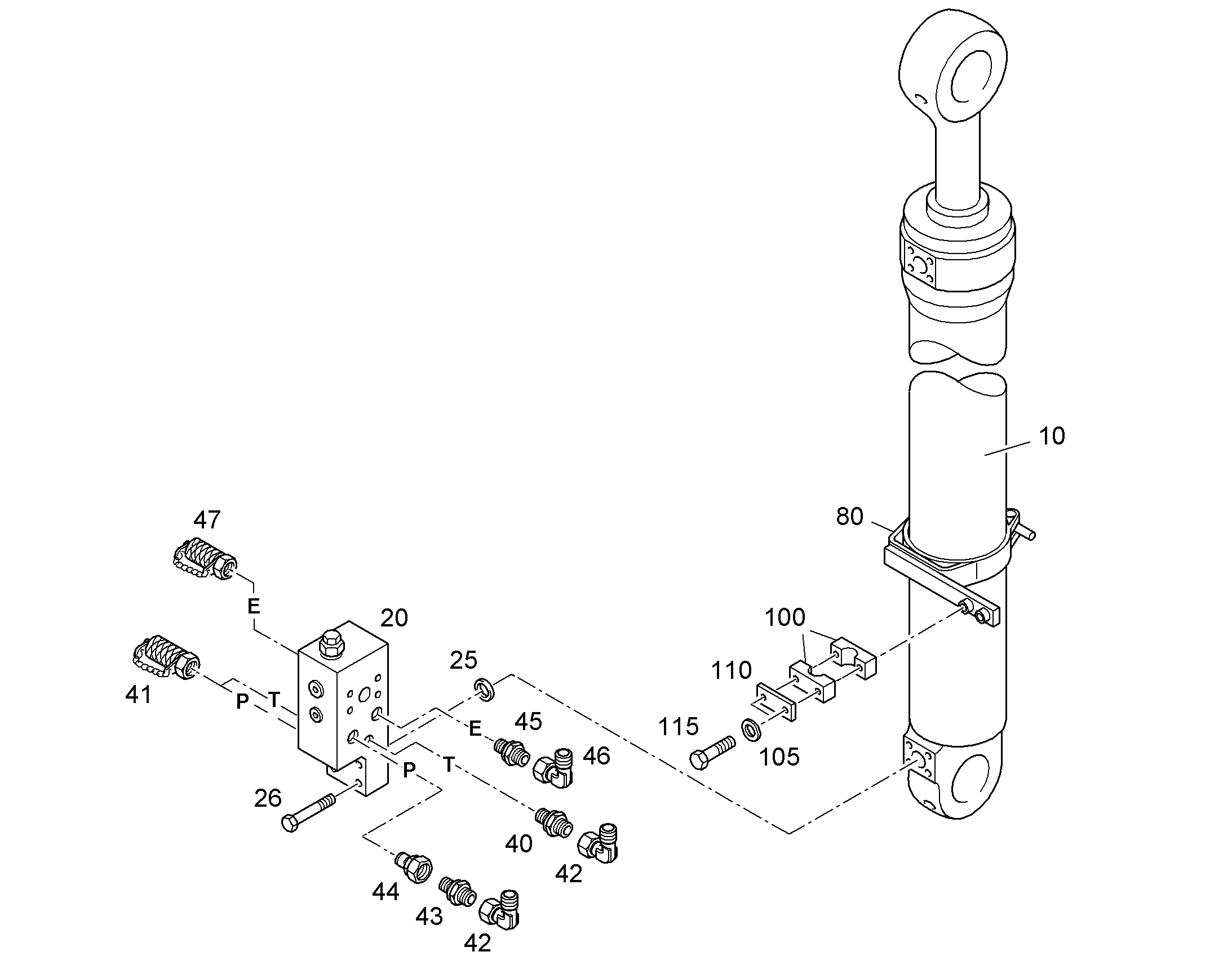 КЛАПАН ПРЕДОХРАНИТЕЛЬНЫЙ 10354097 LIEBHERR