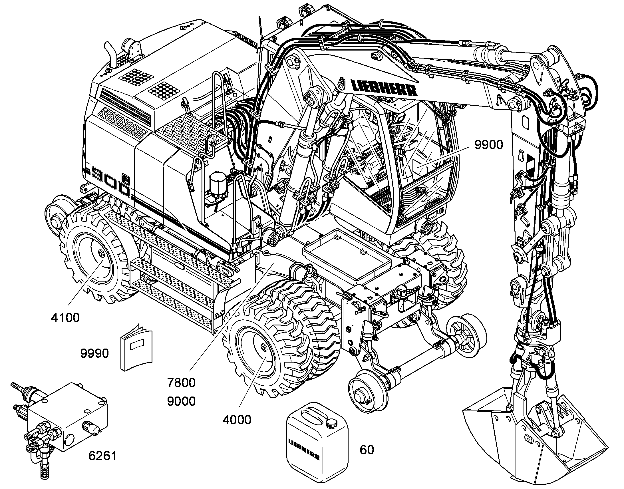 MANUAL A900C-ZW 10430455 LIEBHERR