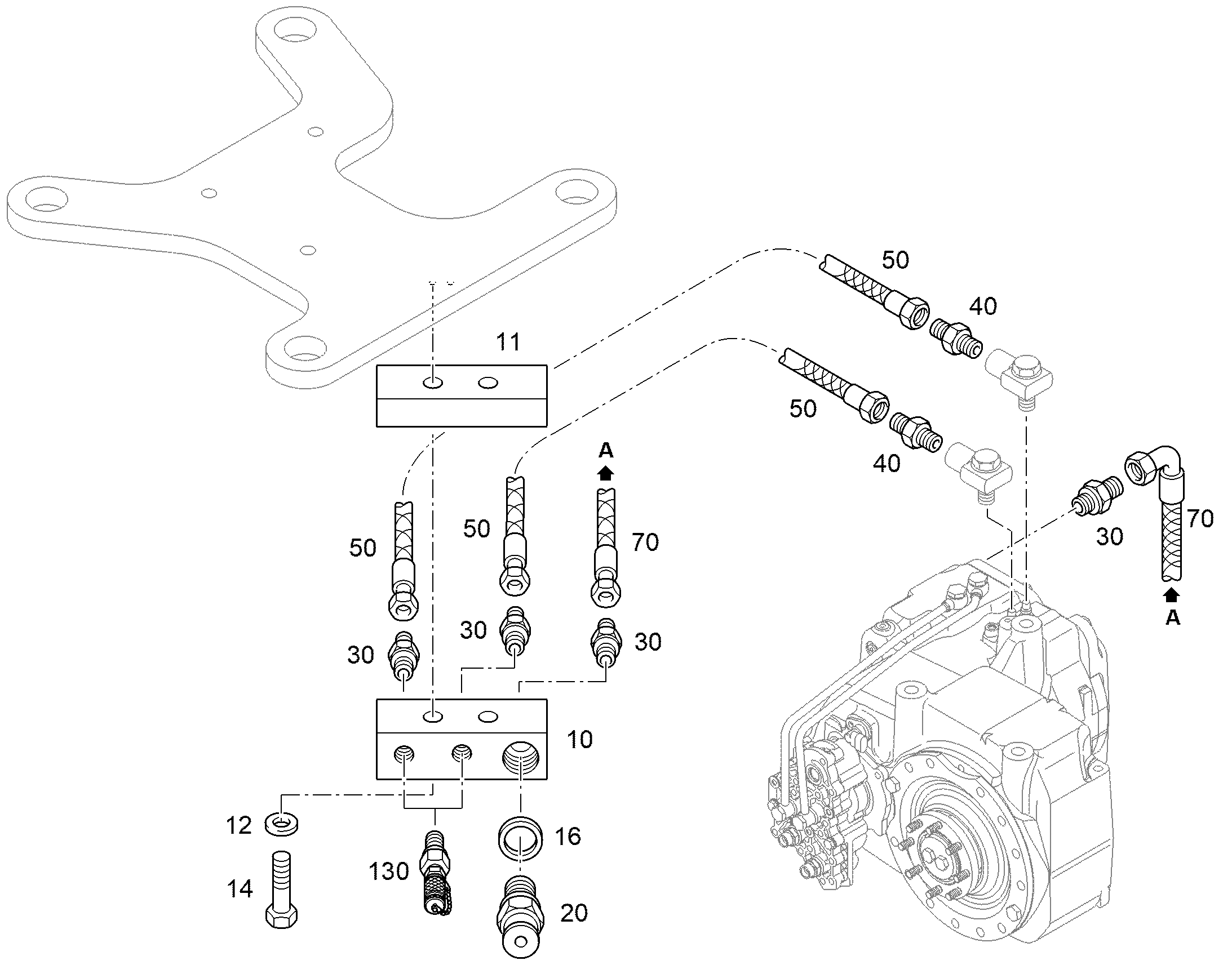 ПЛАНКА 9637402 LIEBHERR