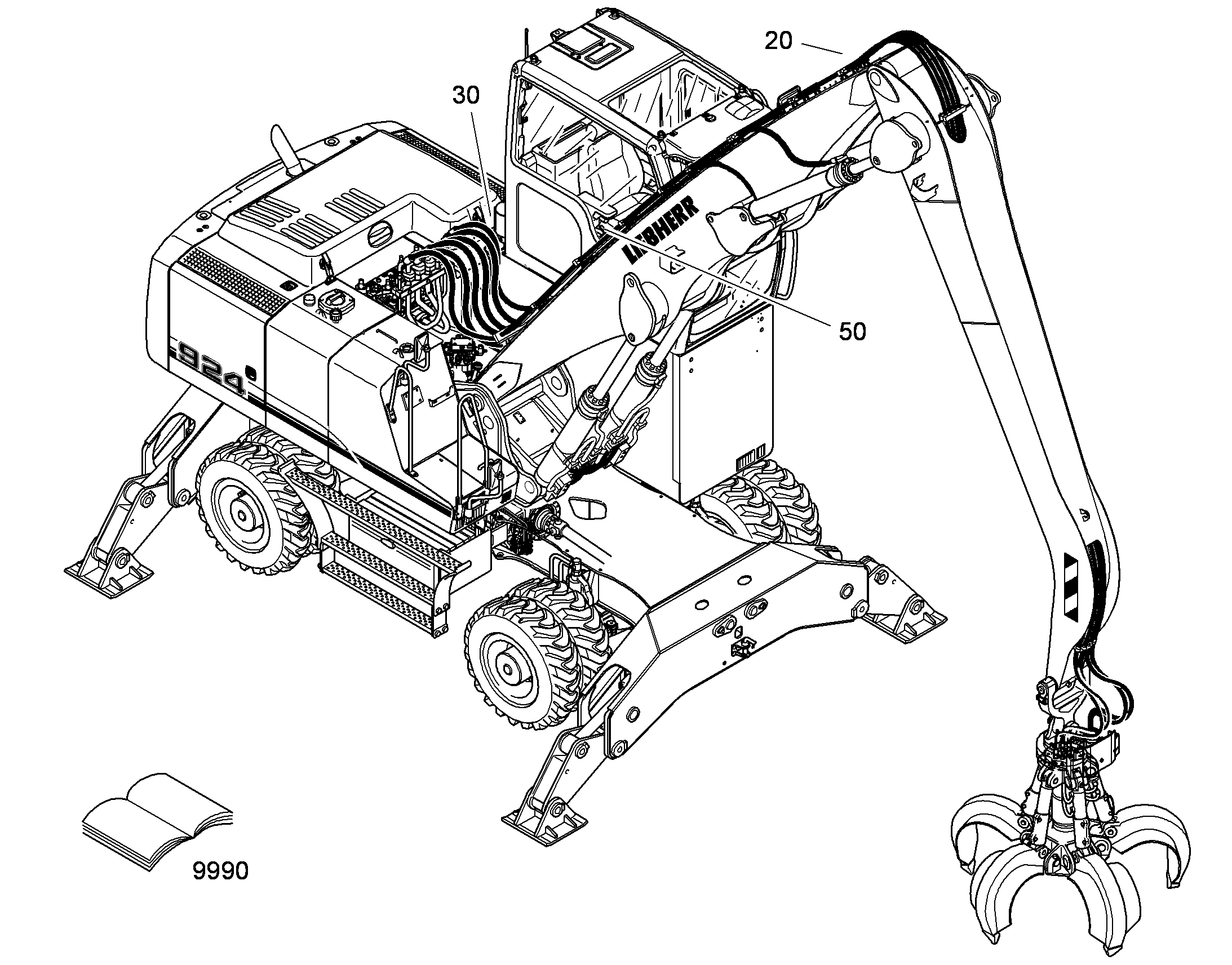 ЭЛЕМЕНТЫ МОНТАЖНЫЕ 9637083 LIEBHERR
