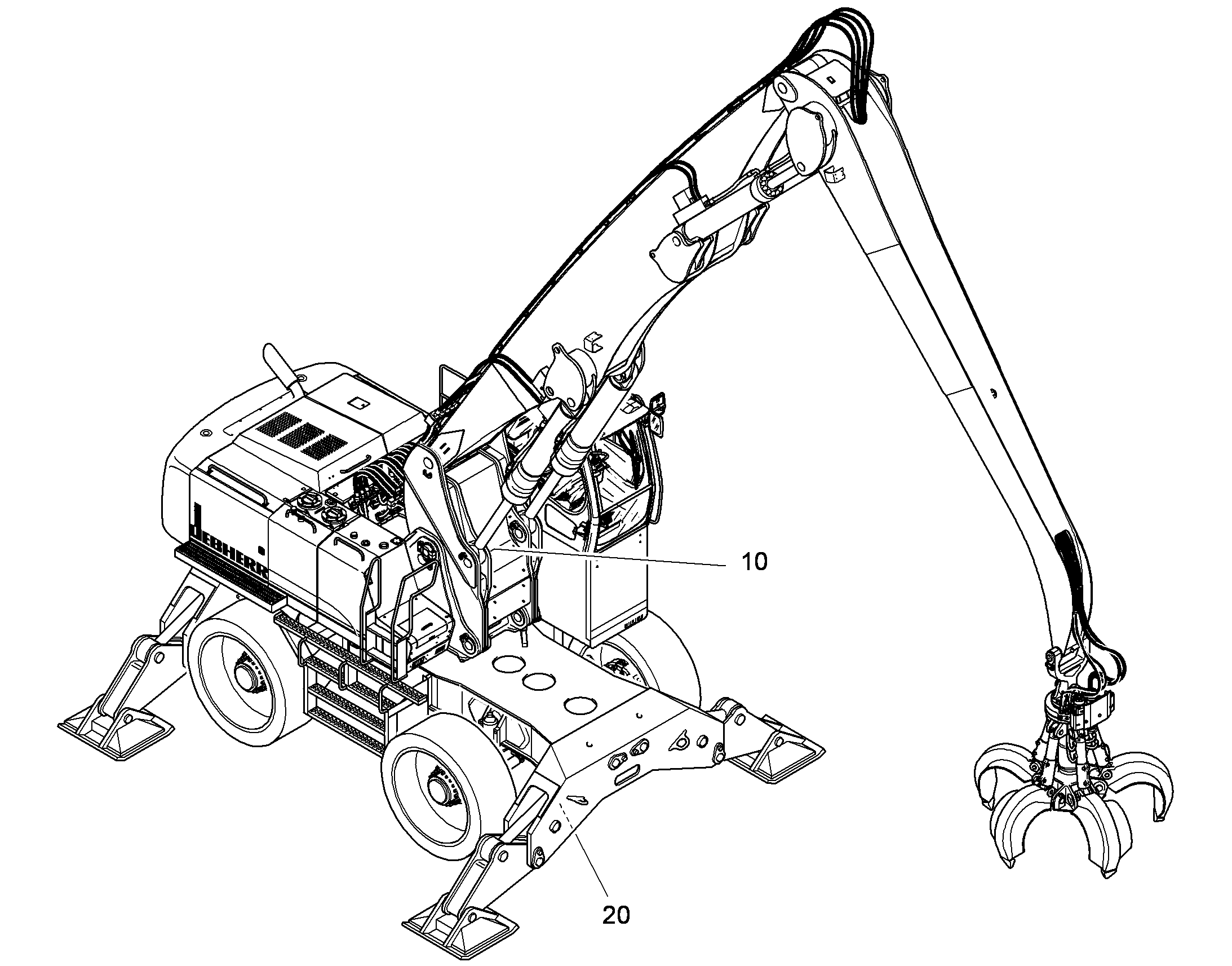 УСТР.ПРЕДУП.О ПЕРЕГРУЗКЕ 9632977 LIEBHERR