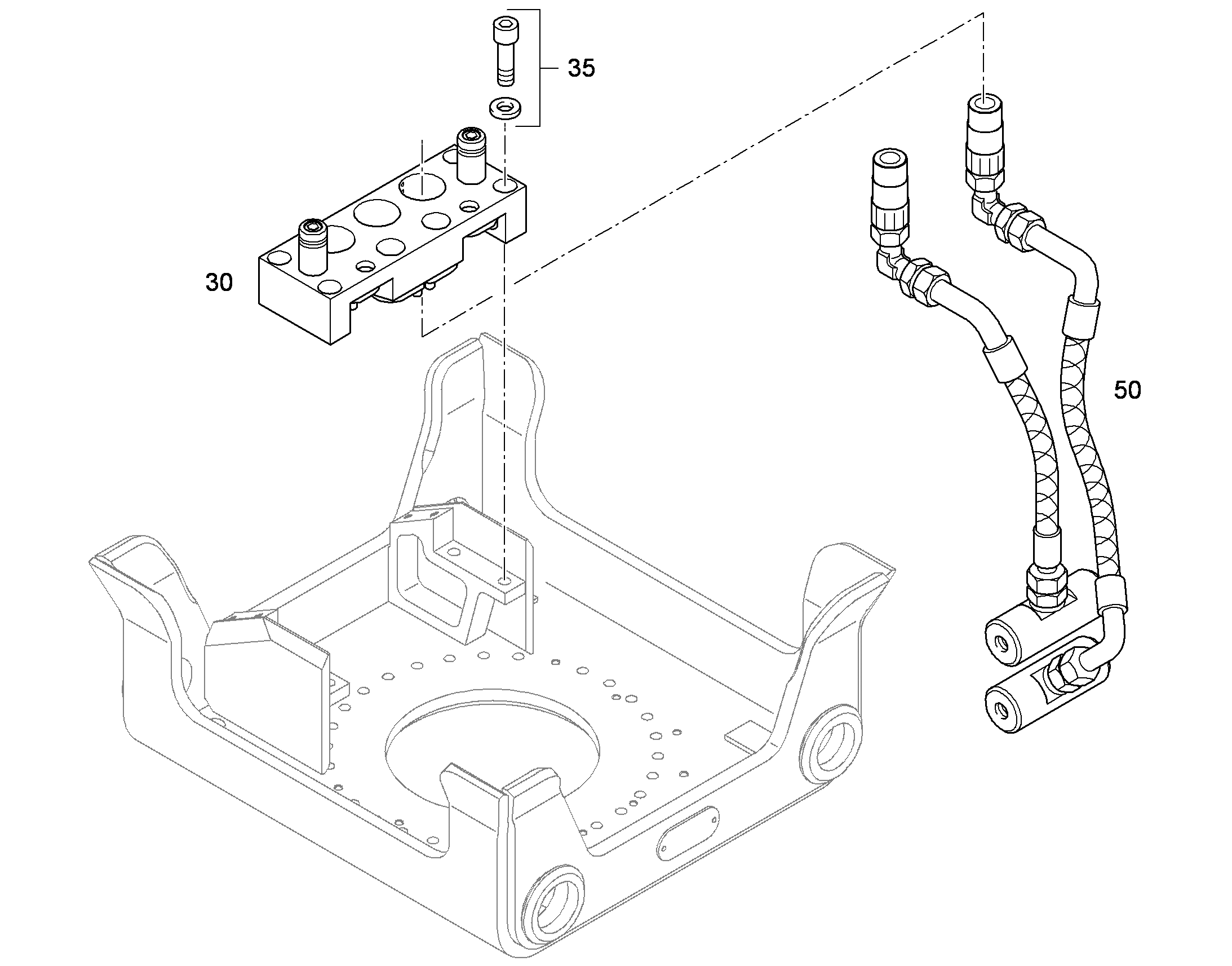 ГИДРАВЛИЧЕСКАЯ СИСТЕМА GM22B 9637826 LIEBHERR