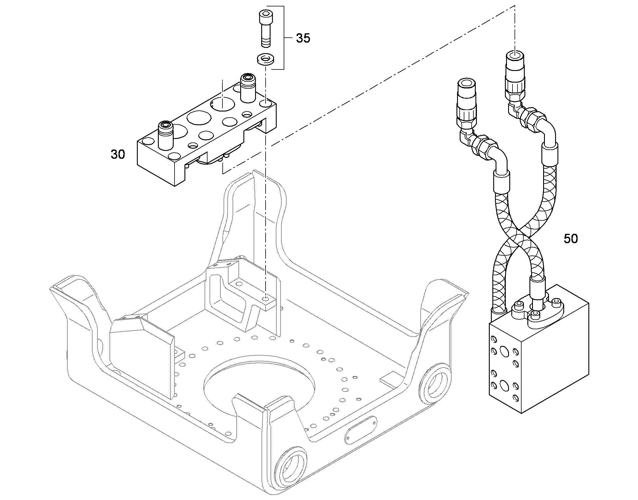 ГИДРАВЛИЧЕСКАЯ СИСТЕМА GM25B 9638316 LIEBHERR