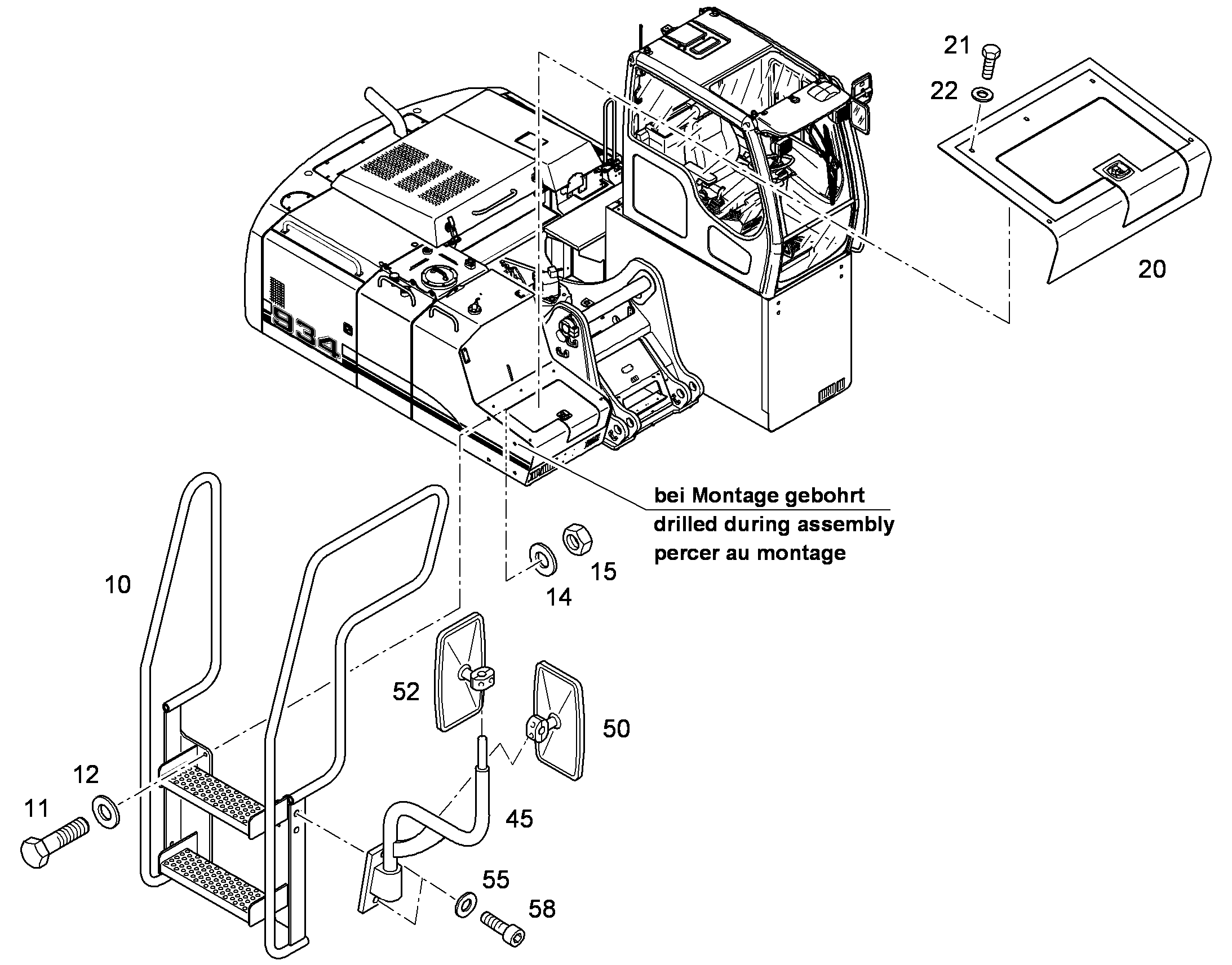 ПЛАТФОРМА - ПОВ. ПЛАТФОРМА 94048116 LIEBHERR