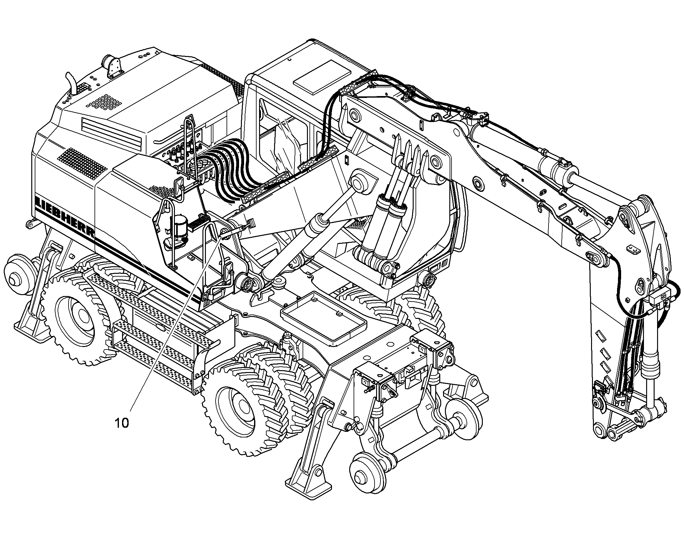 ОГРАНИЧ. ПОДЪЕМА ЭЛЕКТРОННОЕ 9627521 LIEBHERR