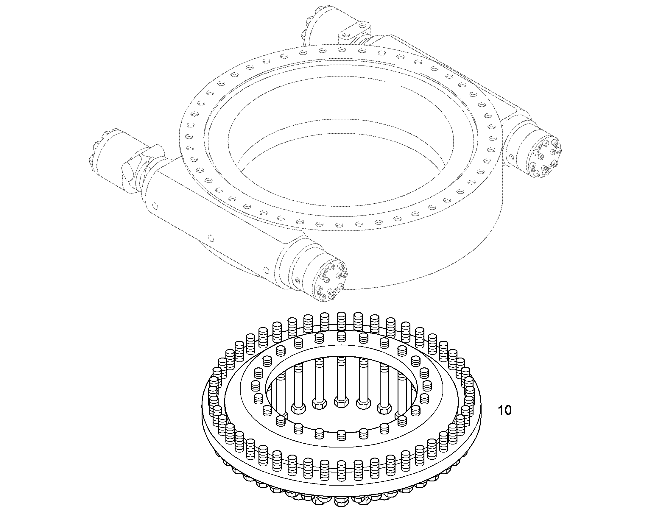 ПРОМЕЖУТОЧНАЯ ПЛАНКА 9641033 LIEBHERR