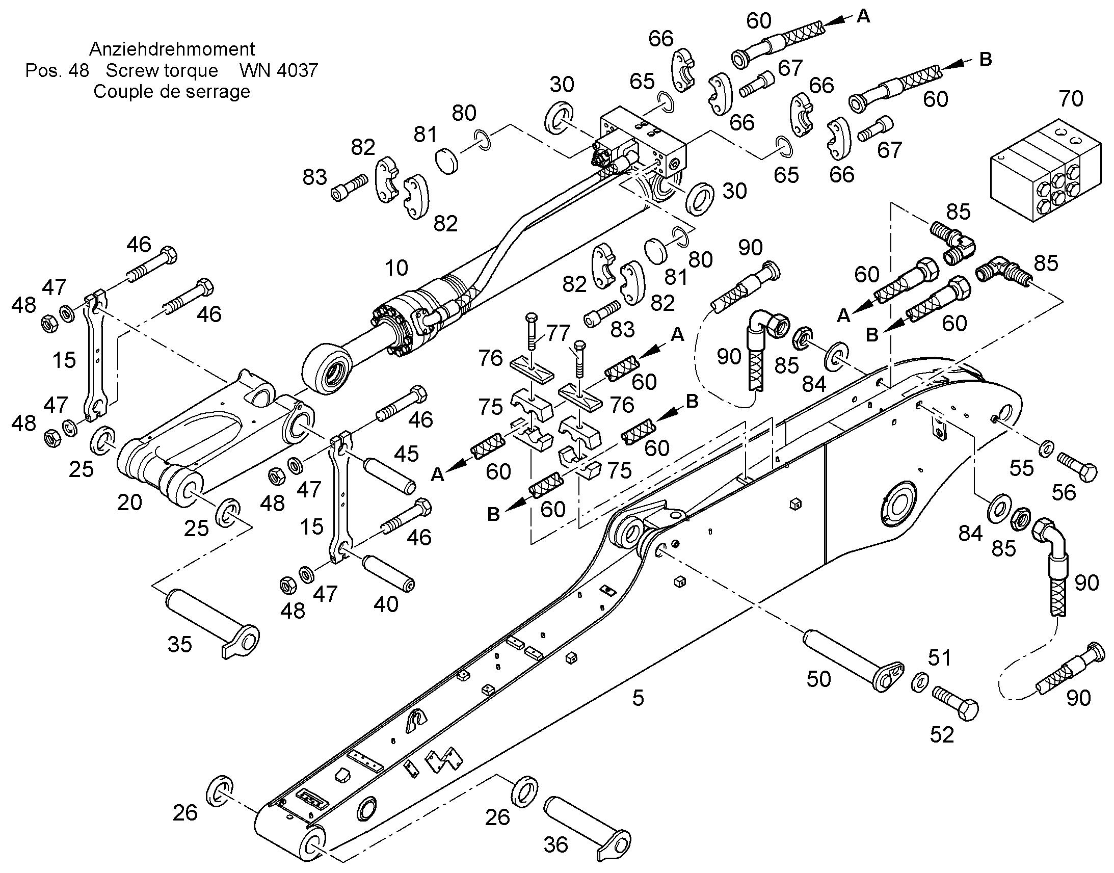 СМАЗОЧНЫЕ ЛИНИИ УСТАНОВКА 9637170 LIEBHERR