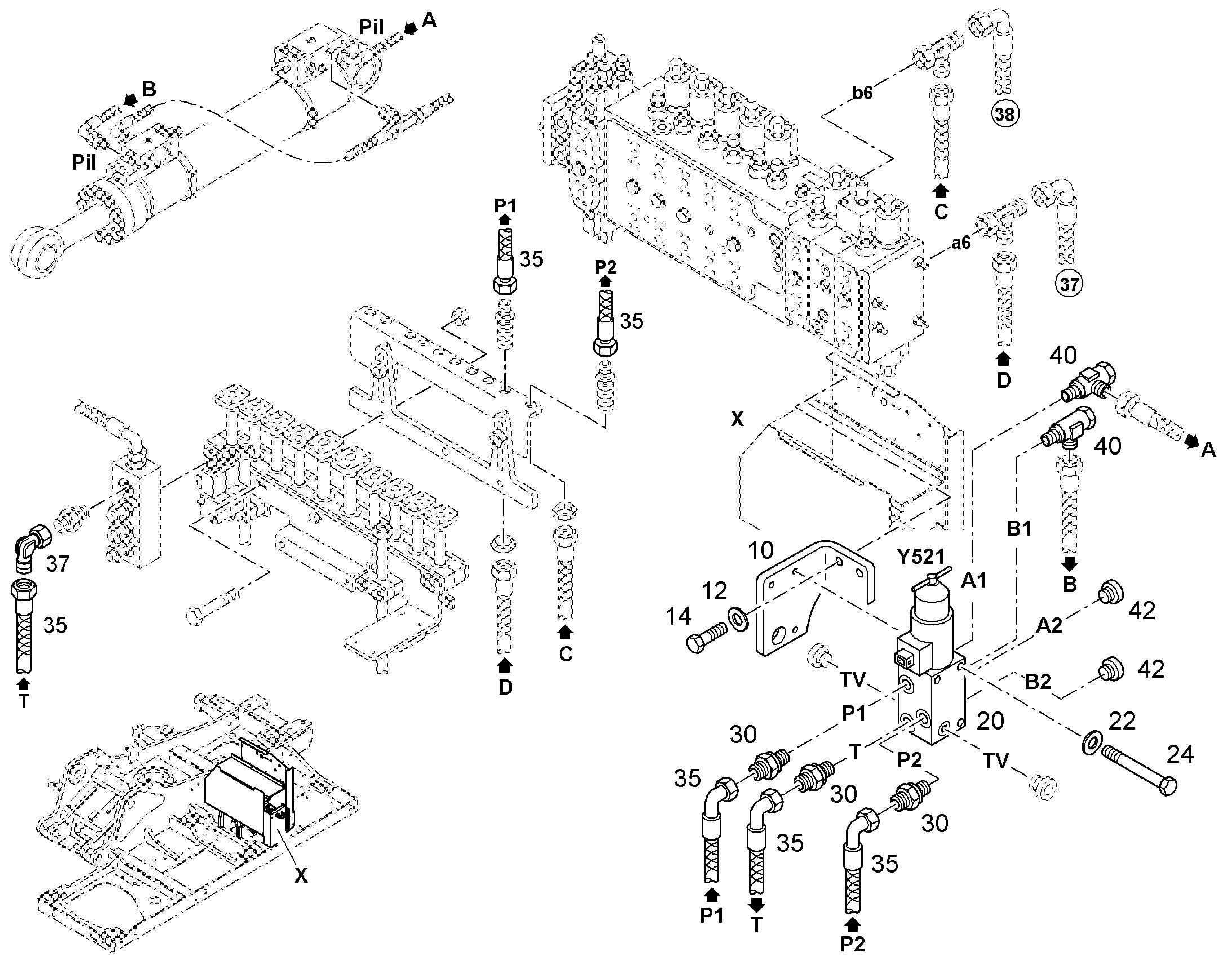 КЛАПАН ХОДОВОЙ 10218118 LIEBHERR