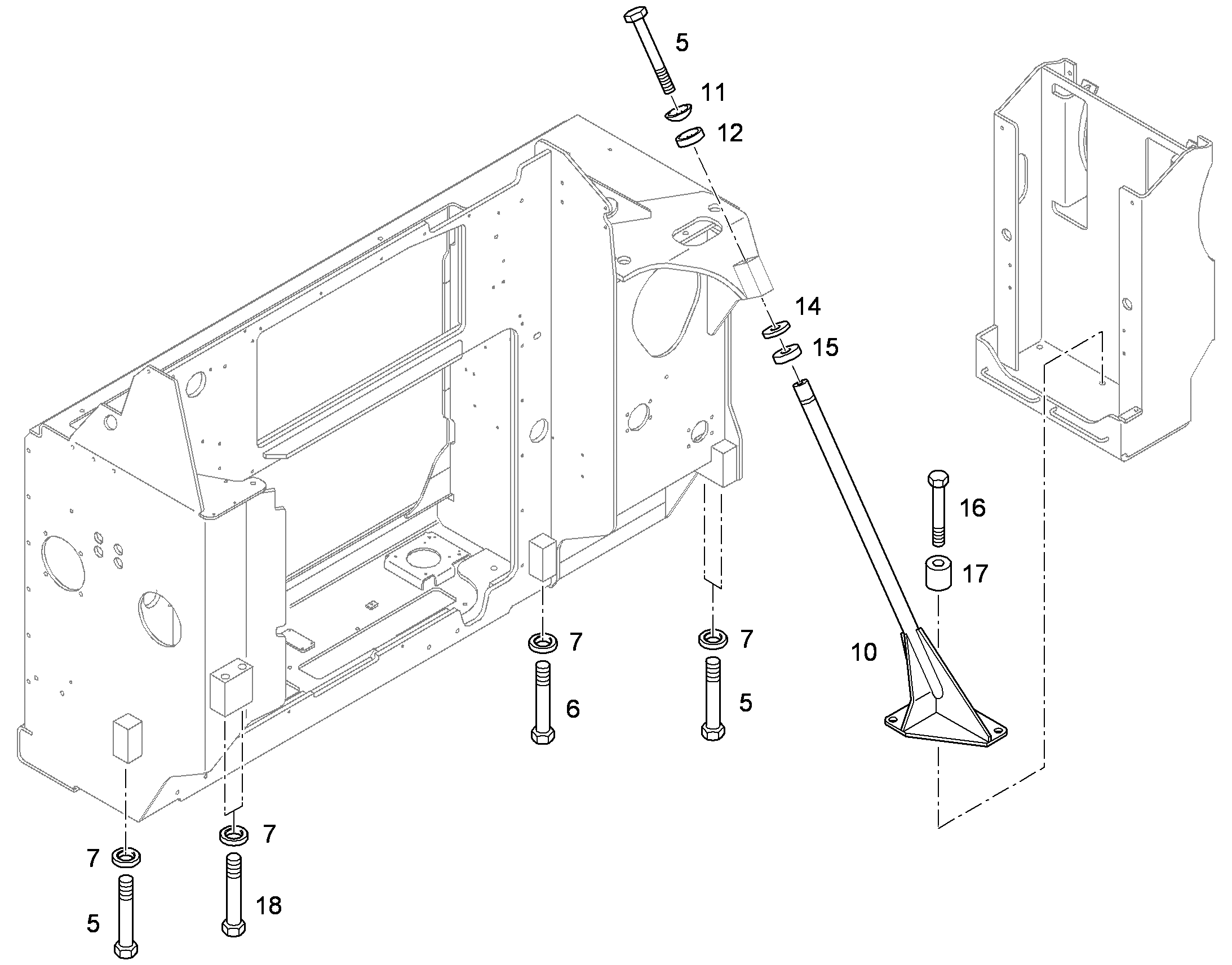 БОЛТ С ШЕСТИГРАННОЙ ГОЛОВКОЙ ISO 4014 M24X190 10.9 FLZN 10178896 LIEBHERR