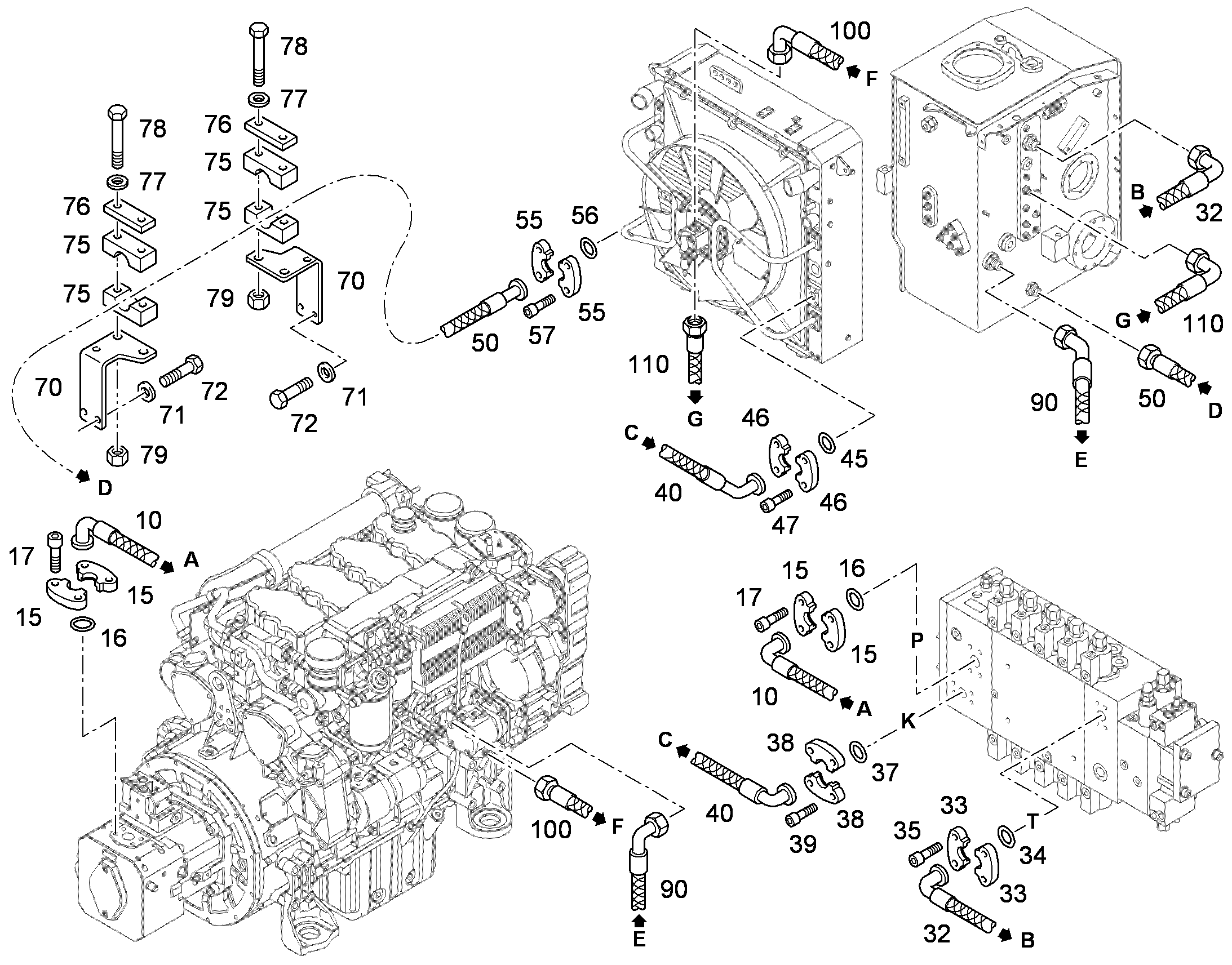 ШЛАНГ 32X540 10340295 LIEBHERR