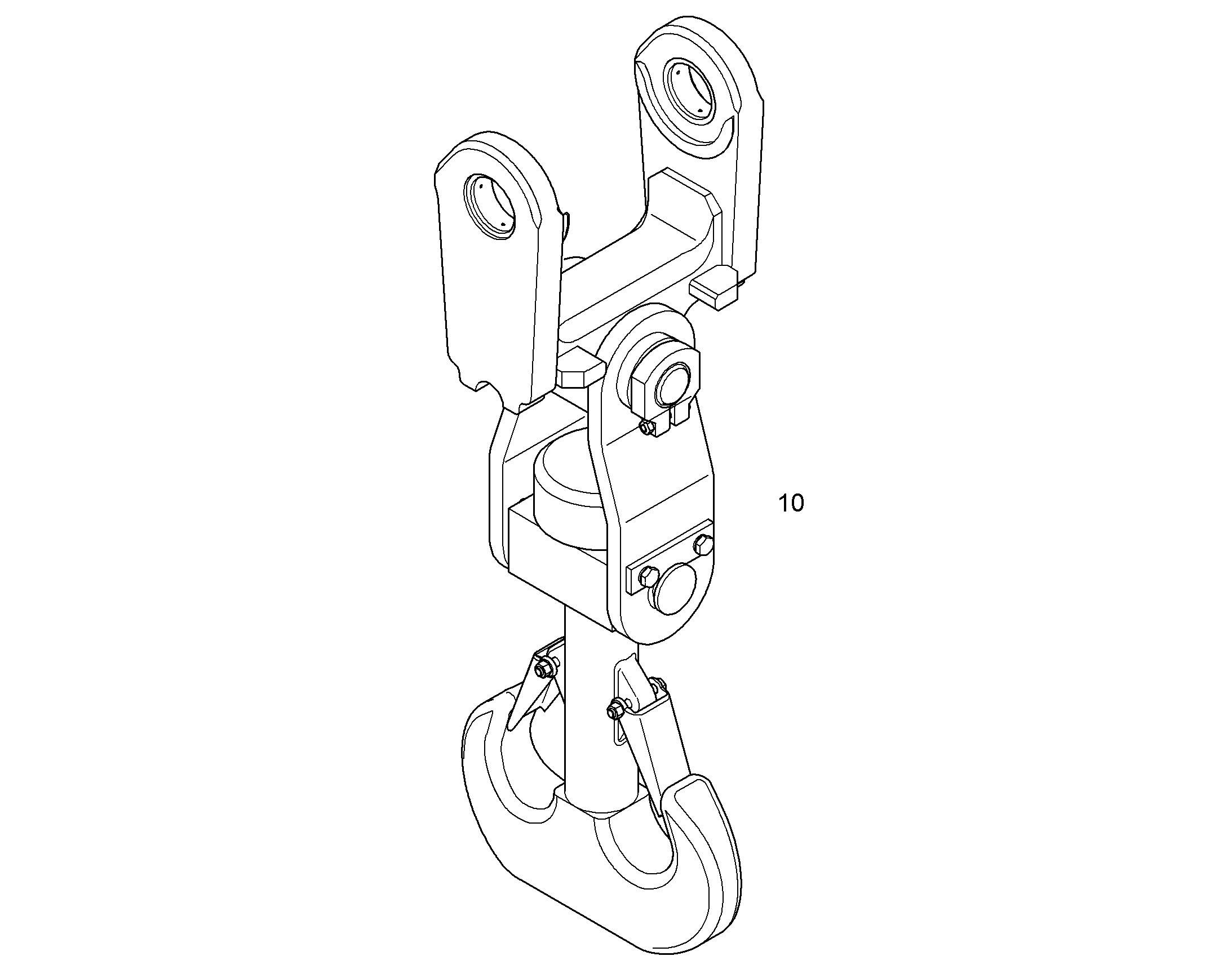 ГРУЗОВОЙ КРЮК 25T 2-TEILIG TYP C 9641526 LIEBHERR
