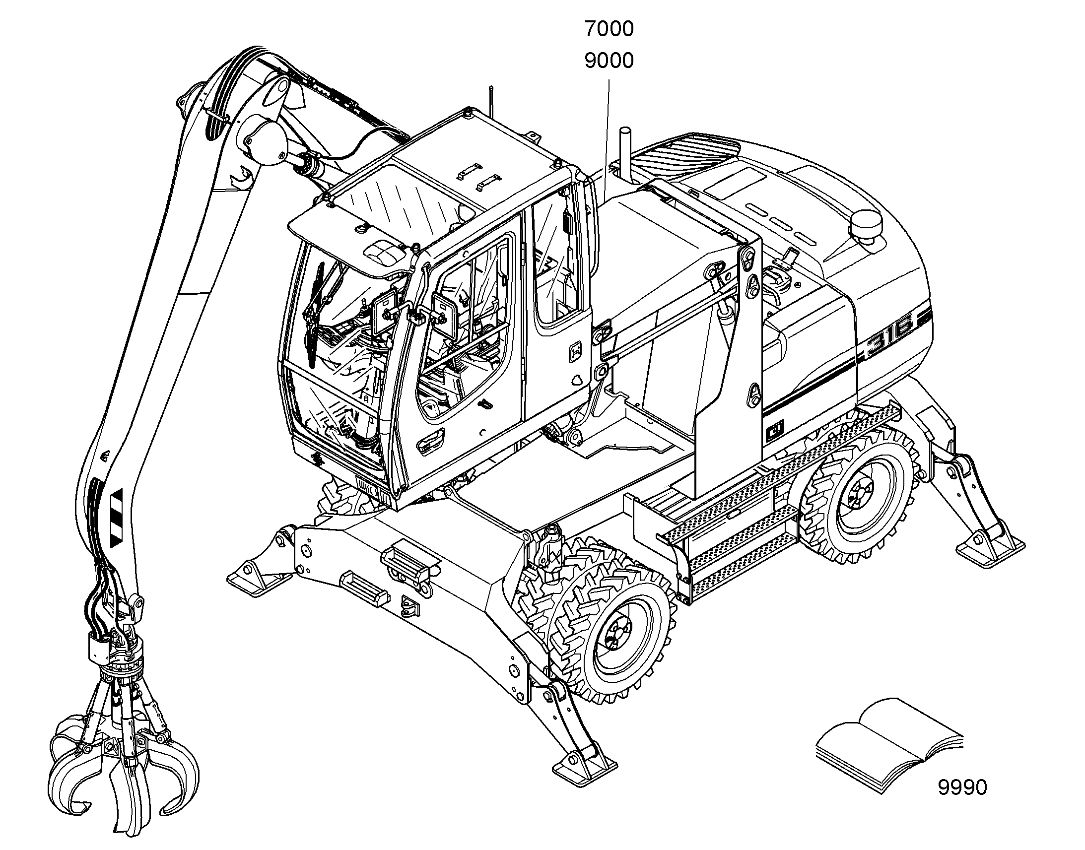 ГИДРАВЛИЧЕСКАЯ СИСТЕМА 9638040 LIEBHERR