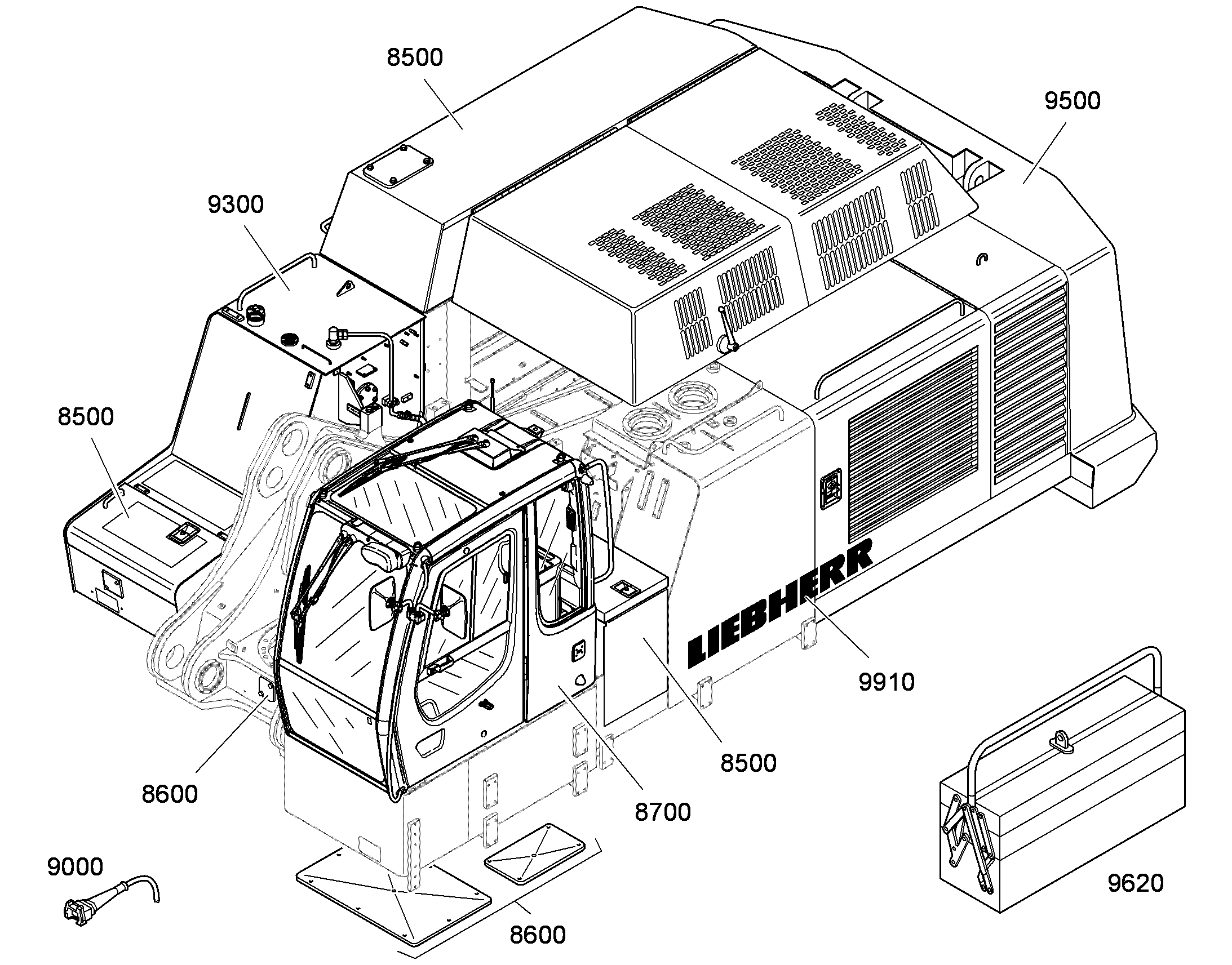 СИСТЕМA ПИТAНИЯ 94035320 LIEBHERR
