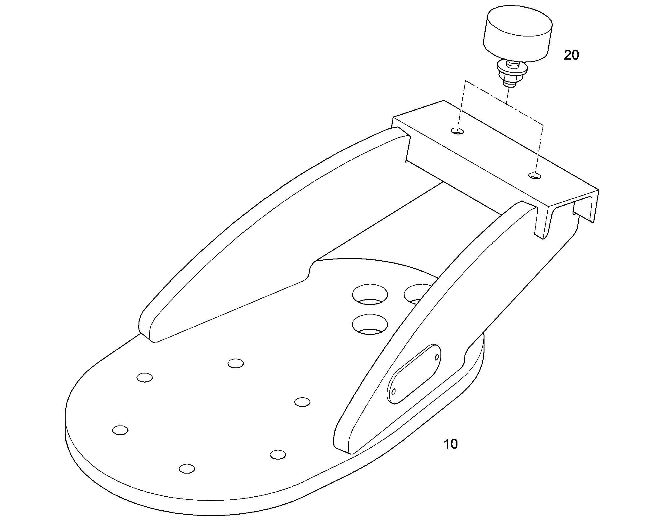 ПОДСТАВКА 9641852 LIEBHERR