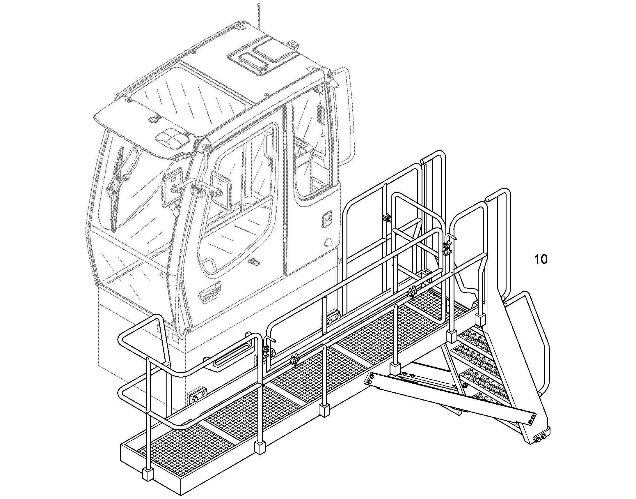 ПЛАТФОРМА 9639838 LIEBHERR