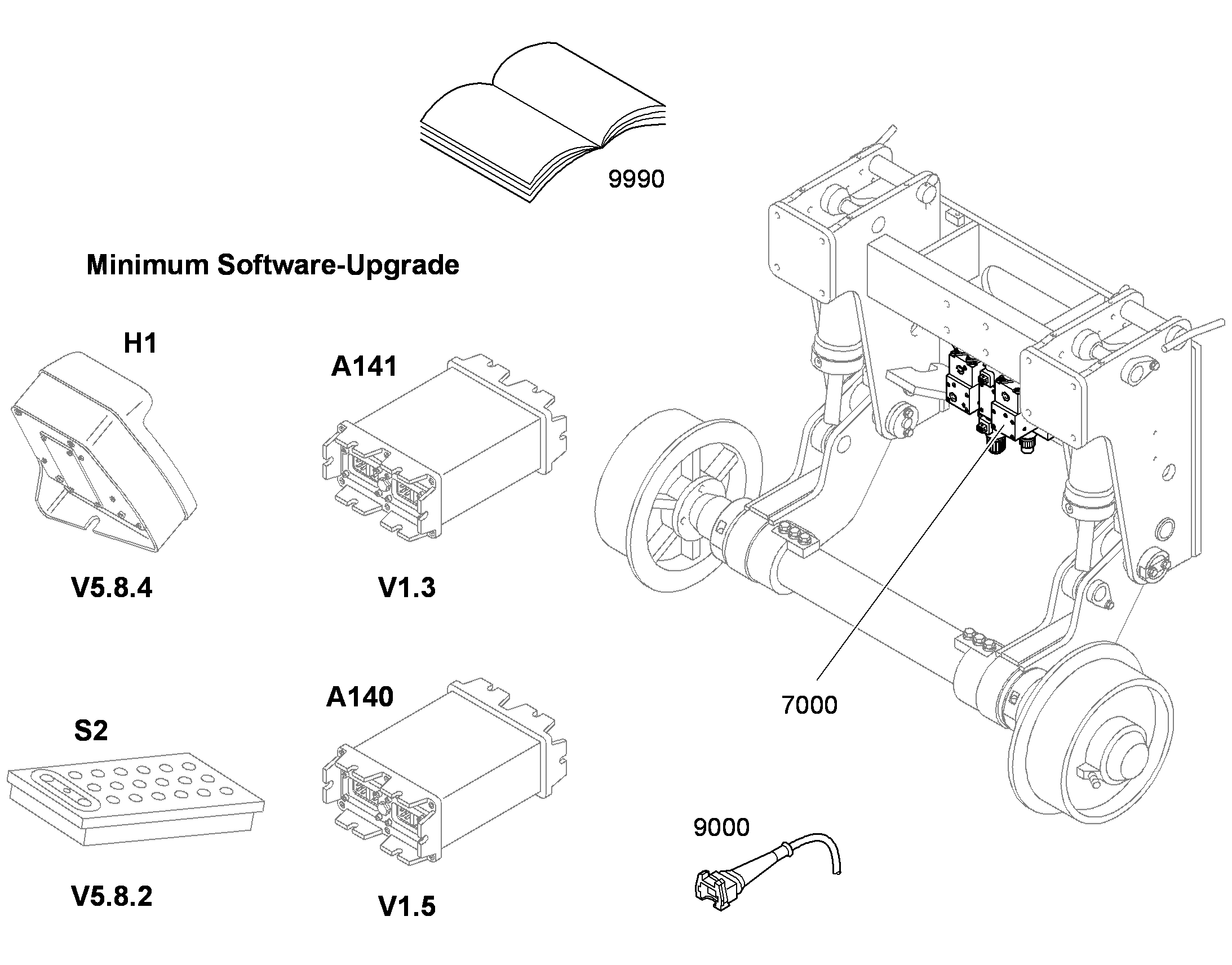 ГИДРАВЛИЧЕСКАЯ СИСТЕМА 9643275 LIEBHERR