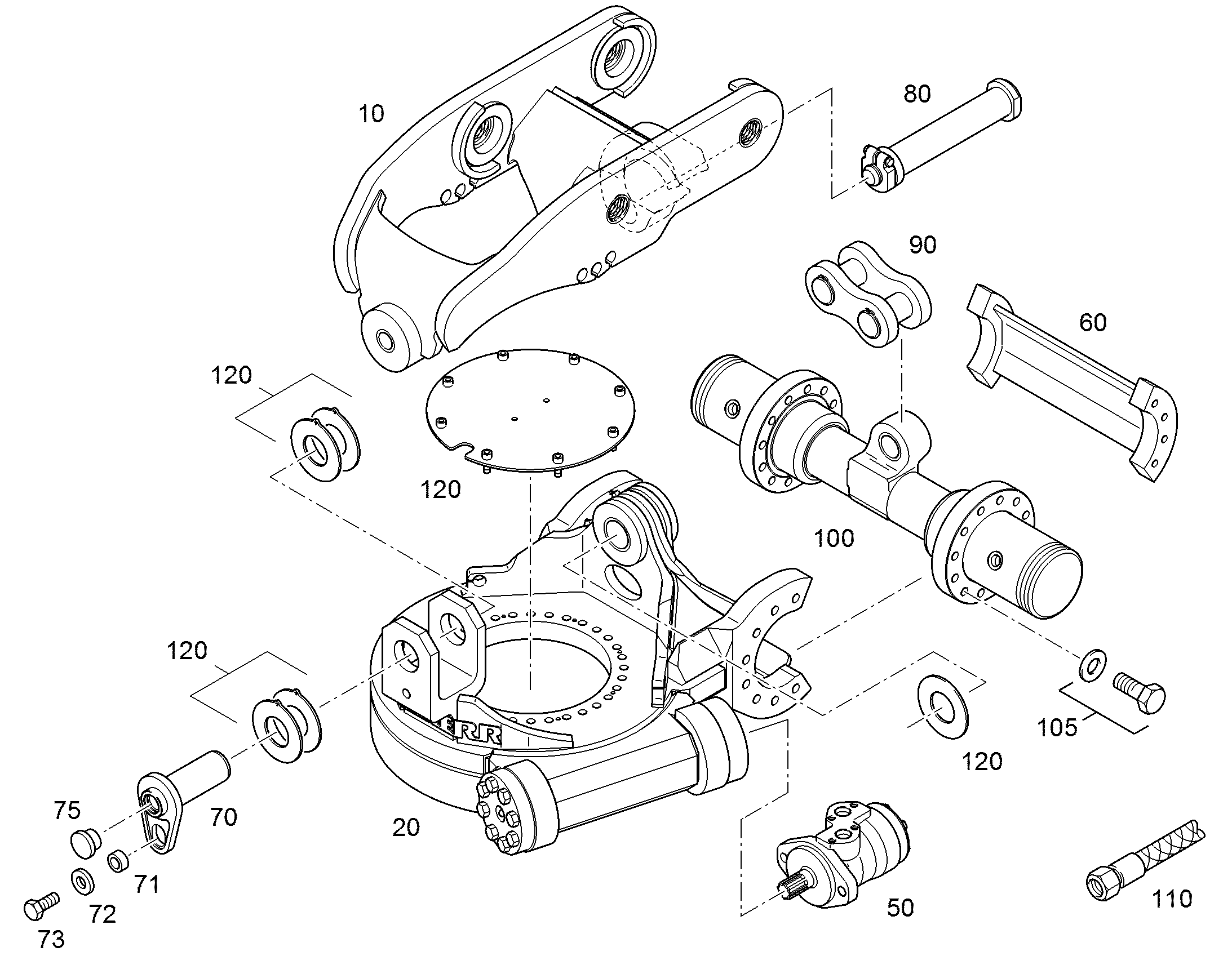 ПОДШИПНИК ПОВОРОТНЫЙ LH-TR-25 94076909 LIEBHERR