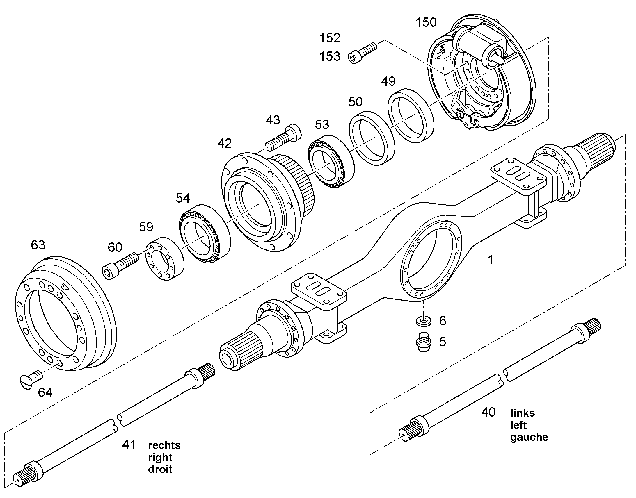 ПОЛУОСЬ 10013192 LIEBHERR