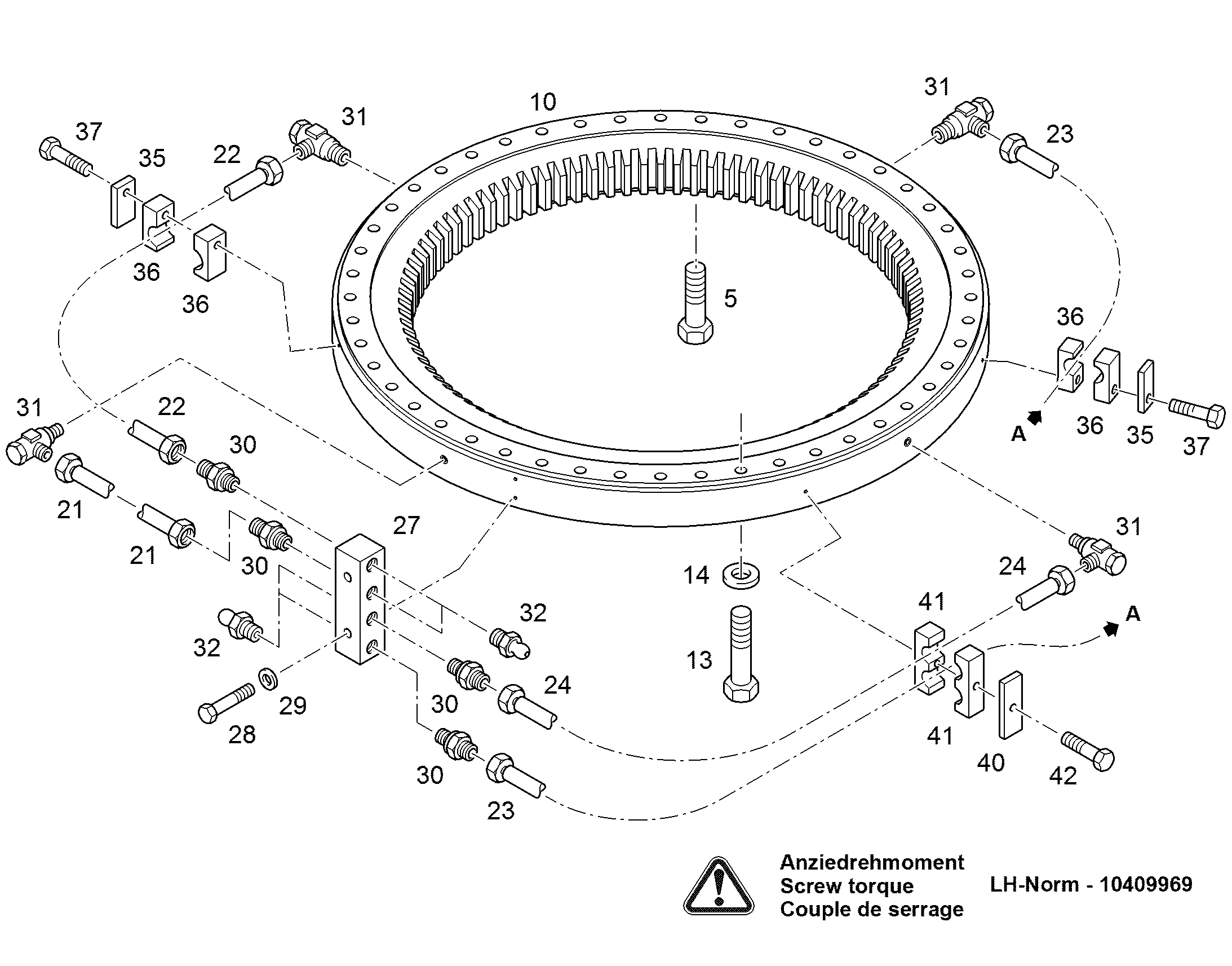 МАСЛОПРОВОД 9309498 LIEBHERR