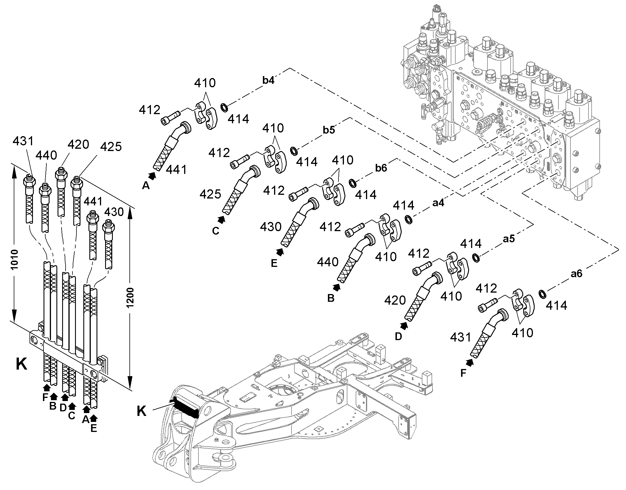 ШЛАНГ 16X3350 10424328 LIEBHERR