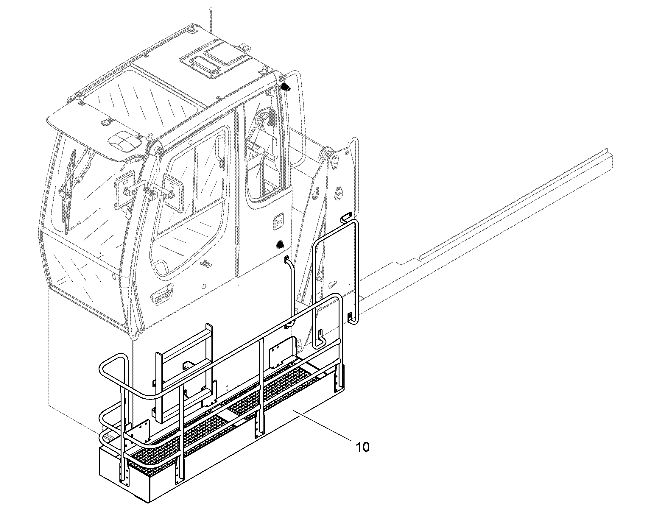 ПЛАТФОРМА 9637457 LIEBHERR