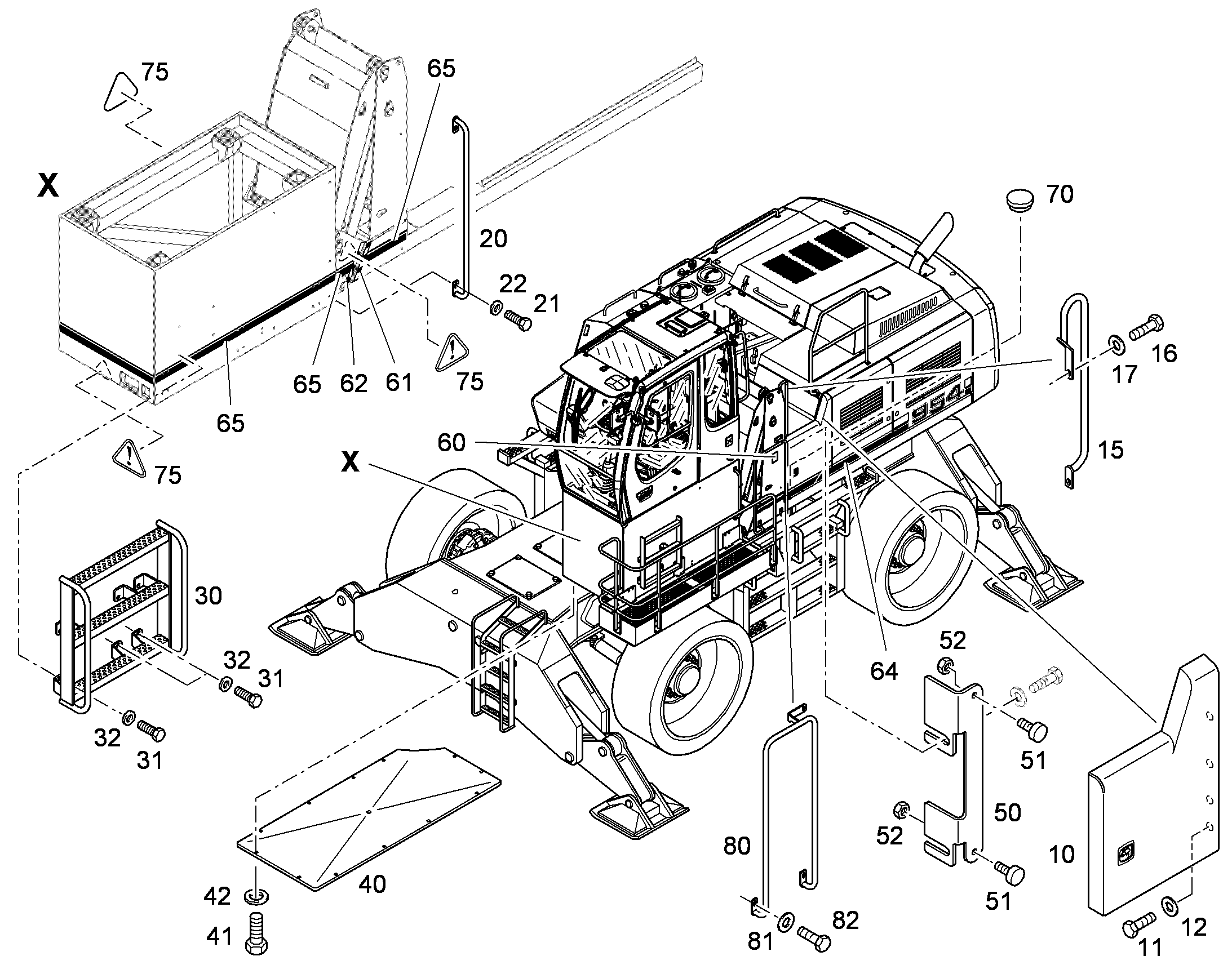 ПЛАТФОРМА 9636312 LIEBHERR