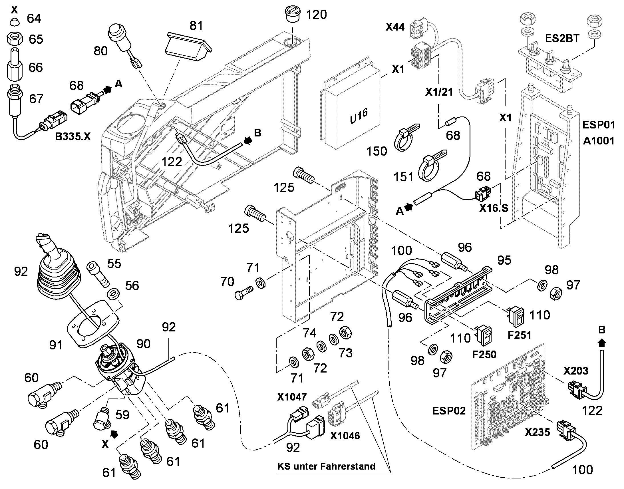 LIEBHERR-УПРАВЛ. ПЕРЕКЛЮЧАЕМОЕ 94000623 LIEBHERR