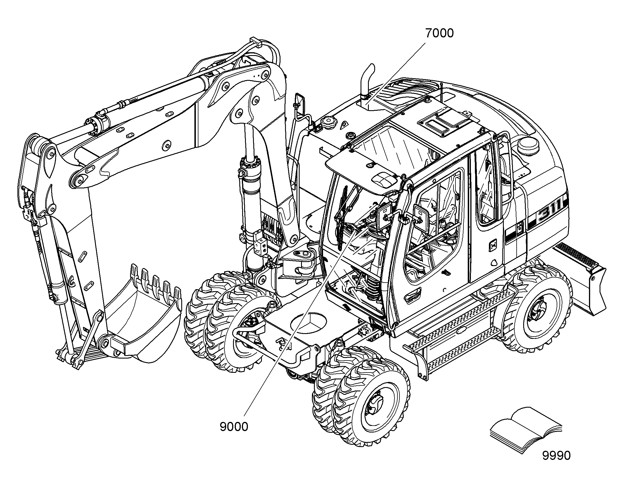 ГИДРАВЛИЧЕСКАЯ СИСТЕМА 9641455 LIEBHERR