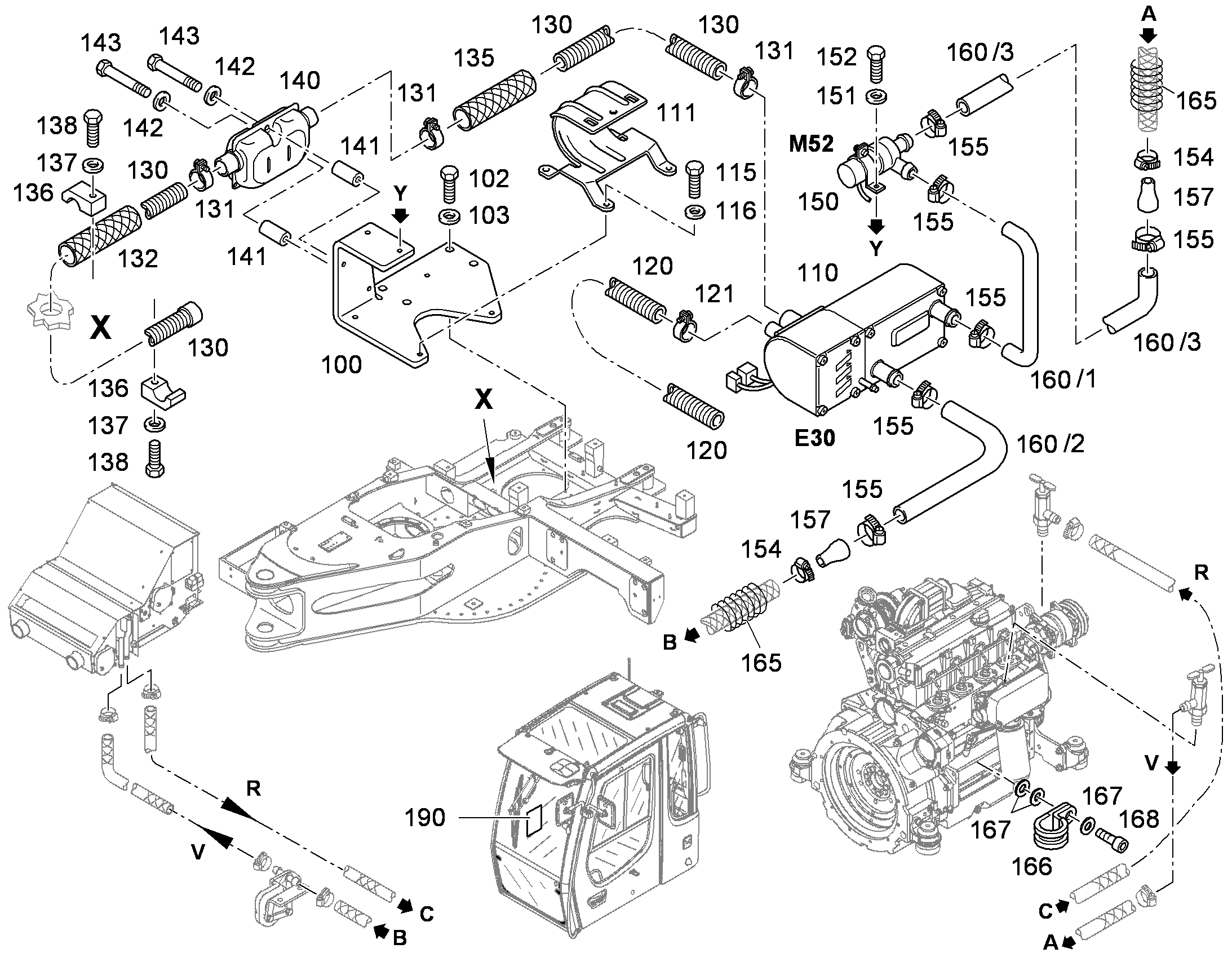 ШЛАНГ ЗАЩИТНЫЙ 10287895 LIEBHERR