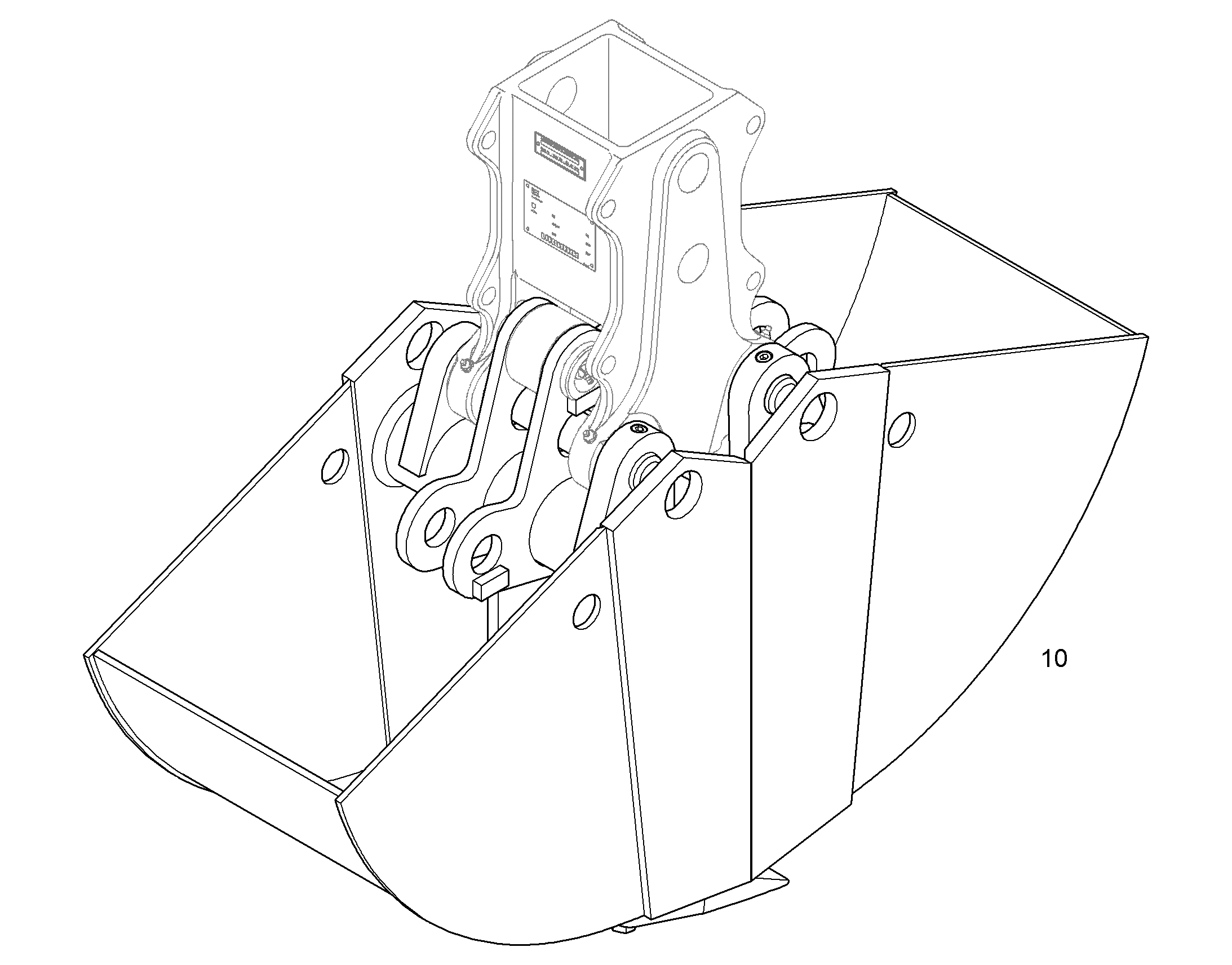ЧАШИ ГРЕЙФЕРА 400mm 0,13m³ 9628336 LIEBHERR