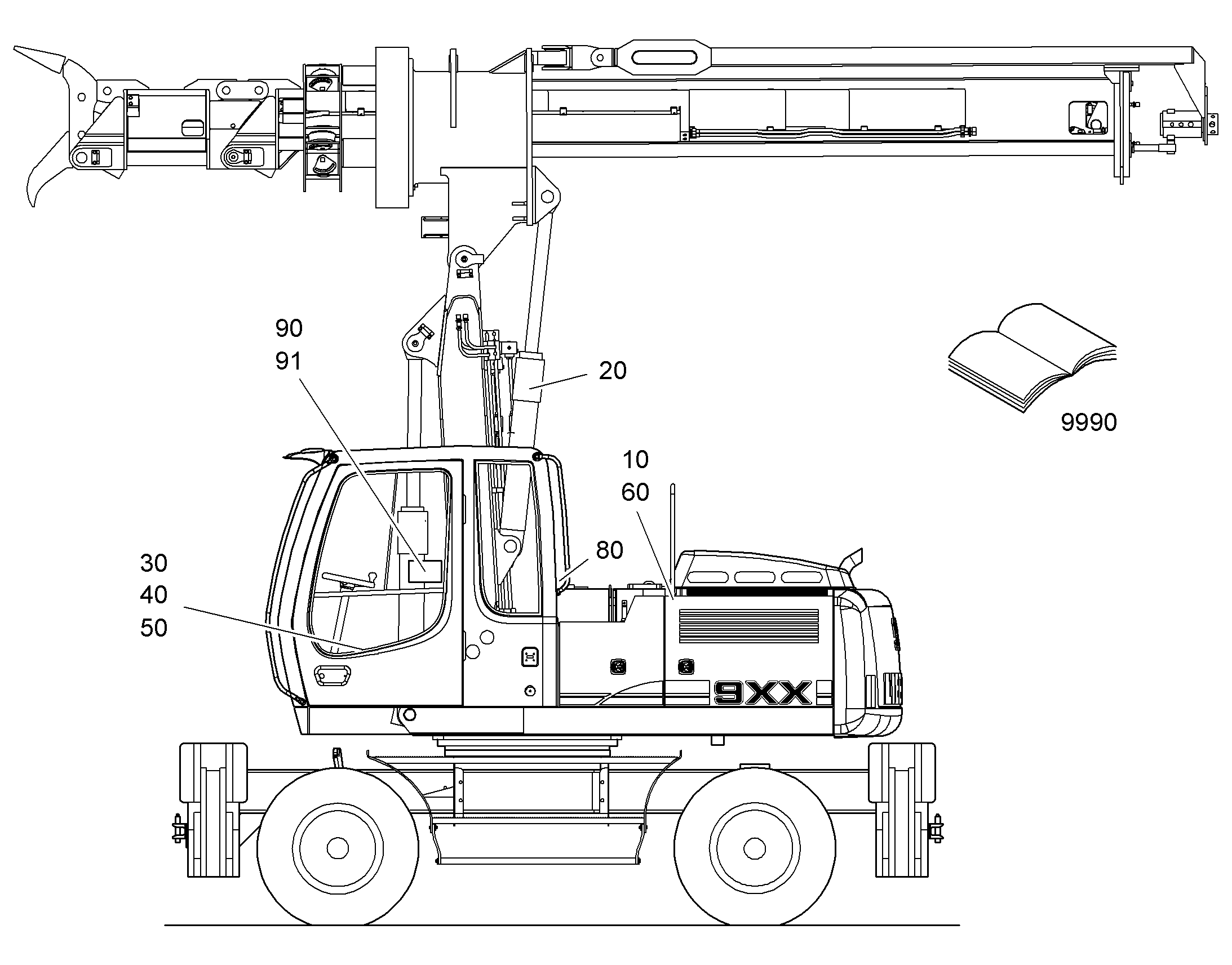 ПЕРЕКЛЮЧЕНИЕ УПРАВЛЕНИЕ AHS 9599737 LIEBHERR