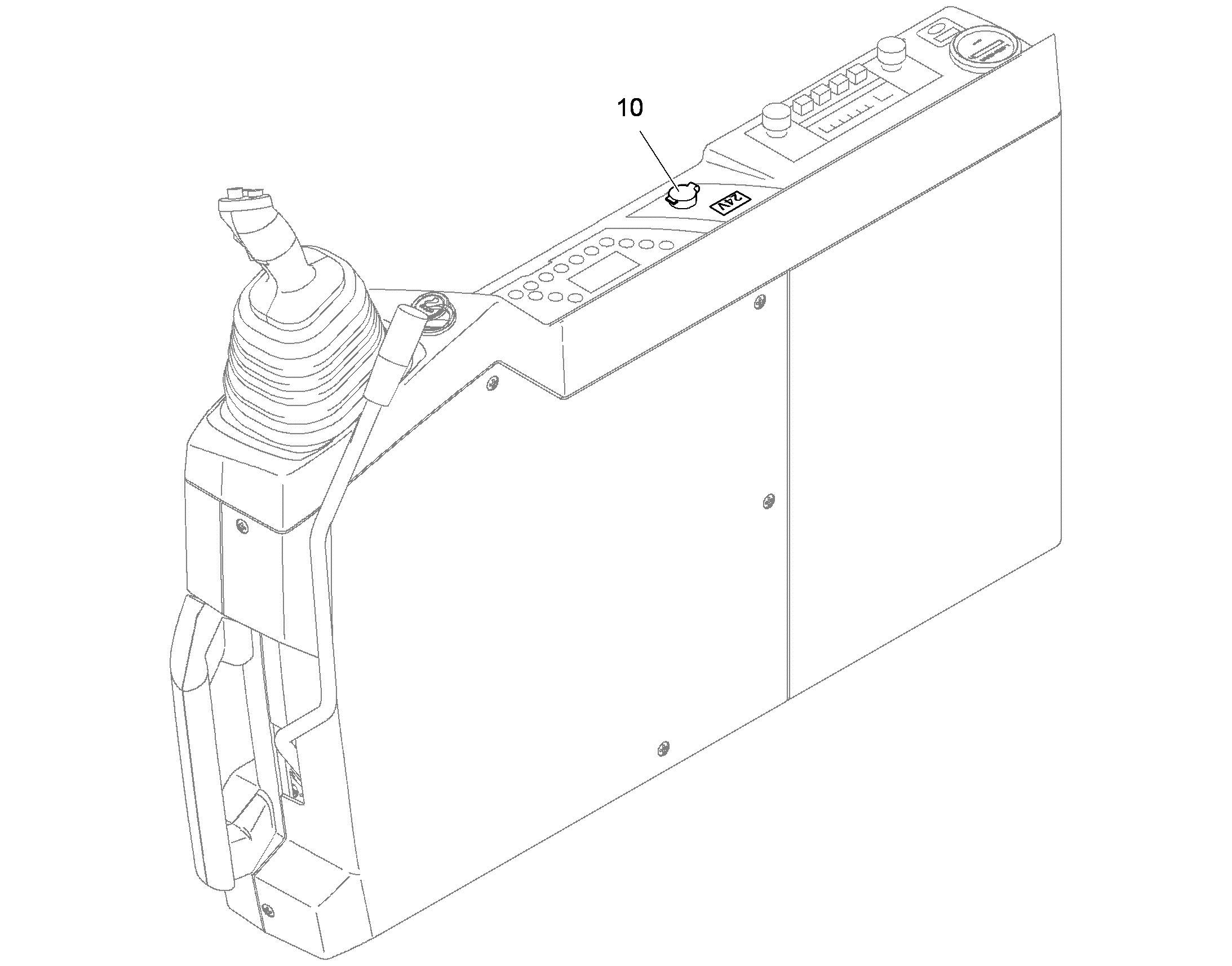 ШТЕКЕР ПРЯМОЙ 3-КОНТАКТНЫЙ 24V/15A 94000535 LIEBHERR
