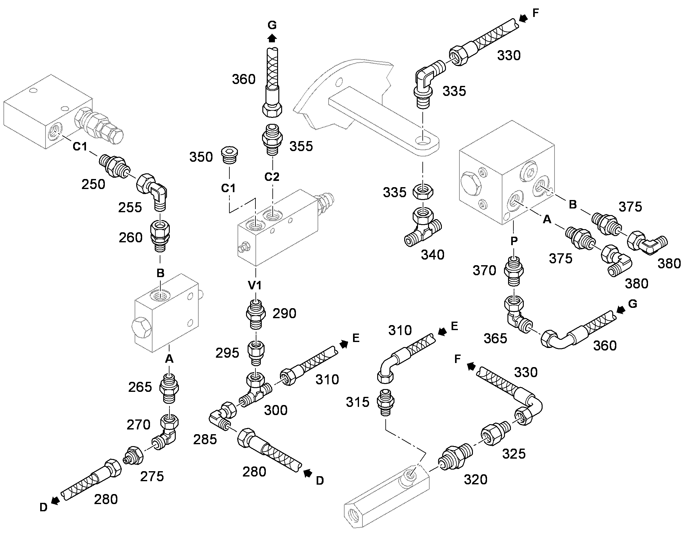 ШЛАНГ 6X500 10488594 LIEBHERR