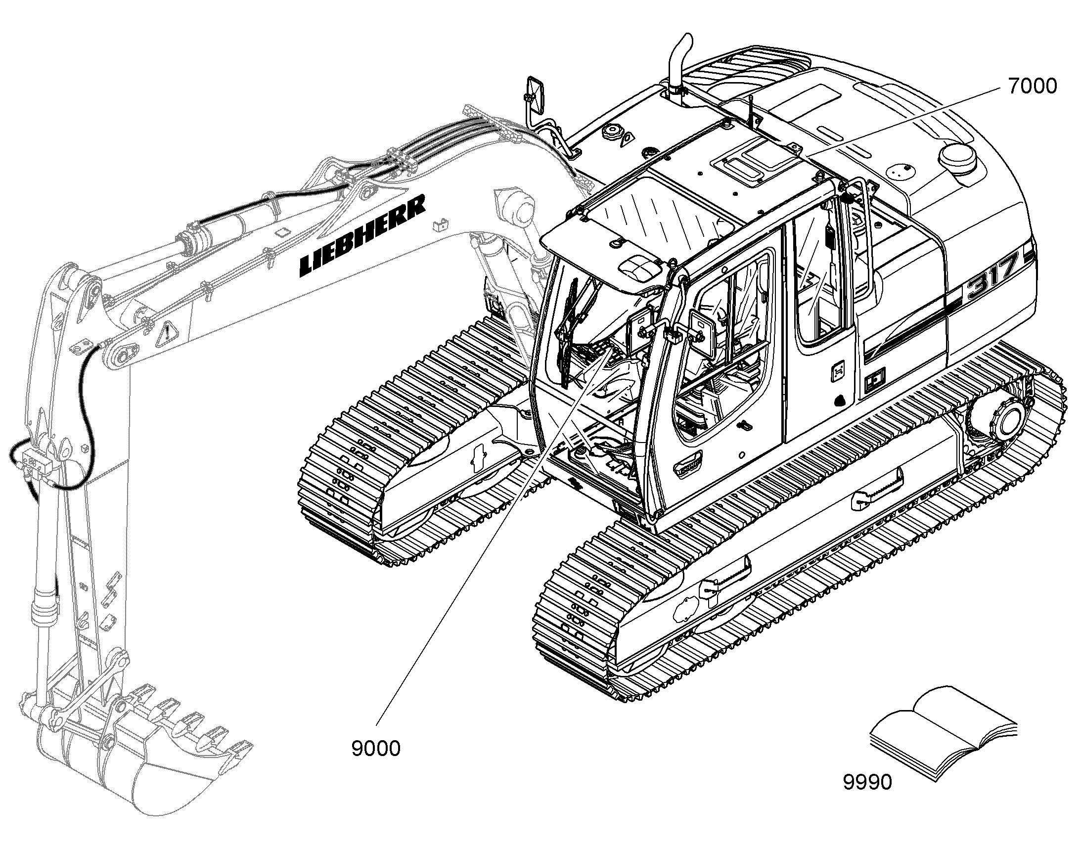 ГИДРАВЛИЧЕСКАЯ СИСТЕМА 94001527 LIEBHERR
