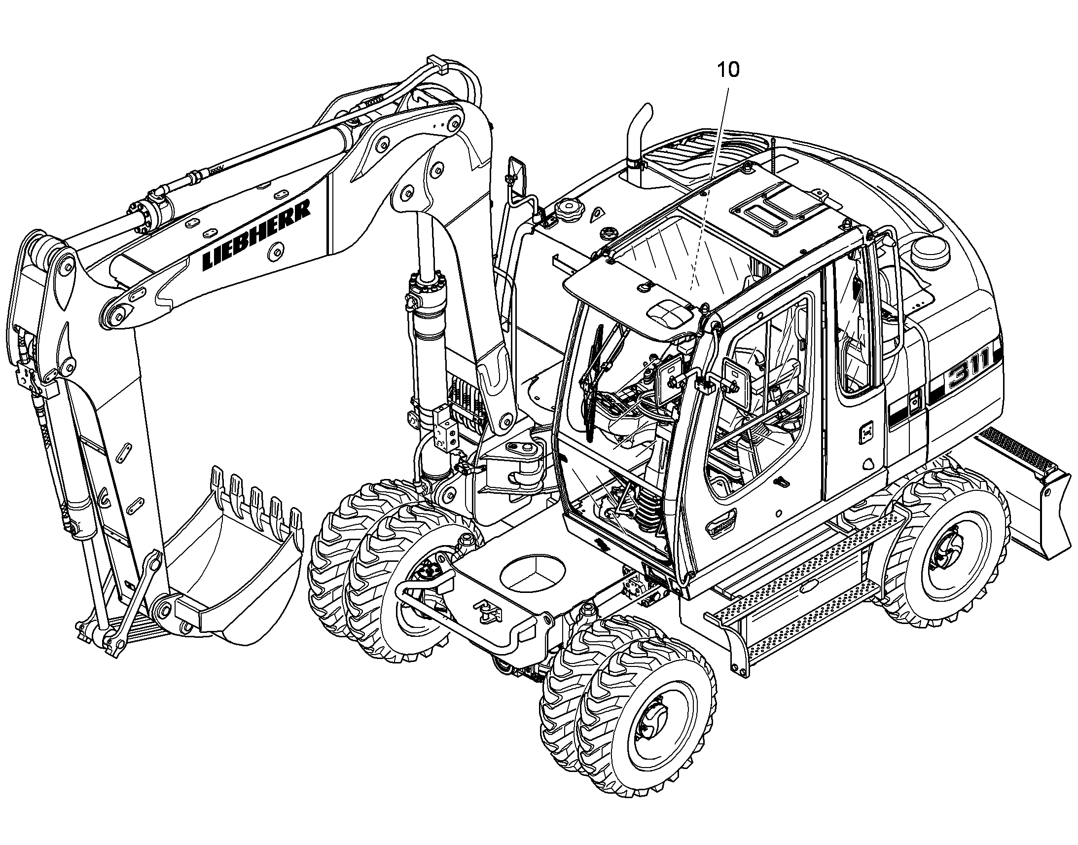 ПЕРЕКЛЮЧЕНИЕ УПРАВЛЕНИЕ 9633040 LIEBHERR