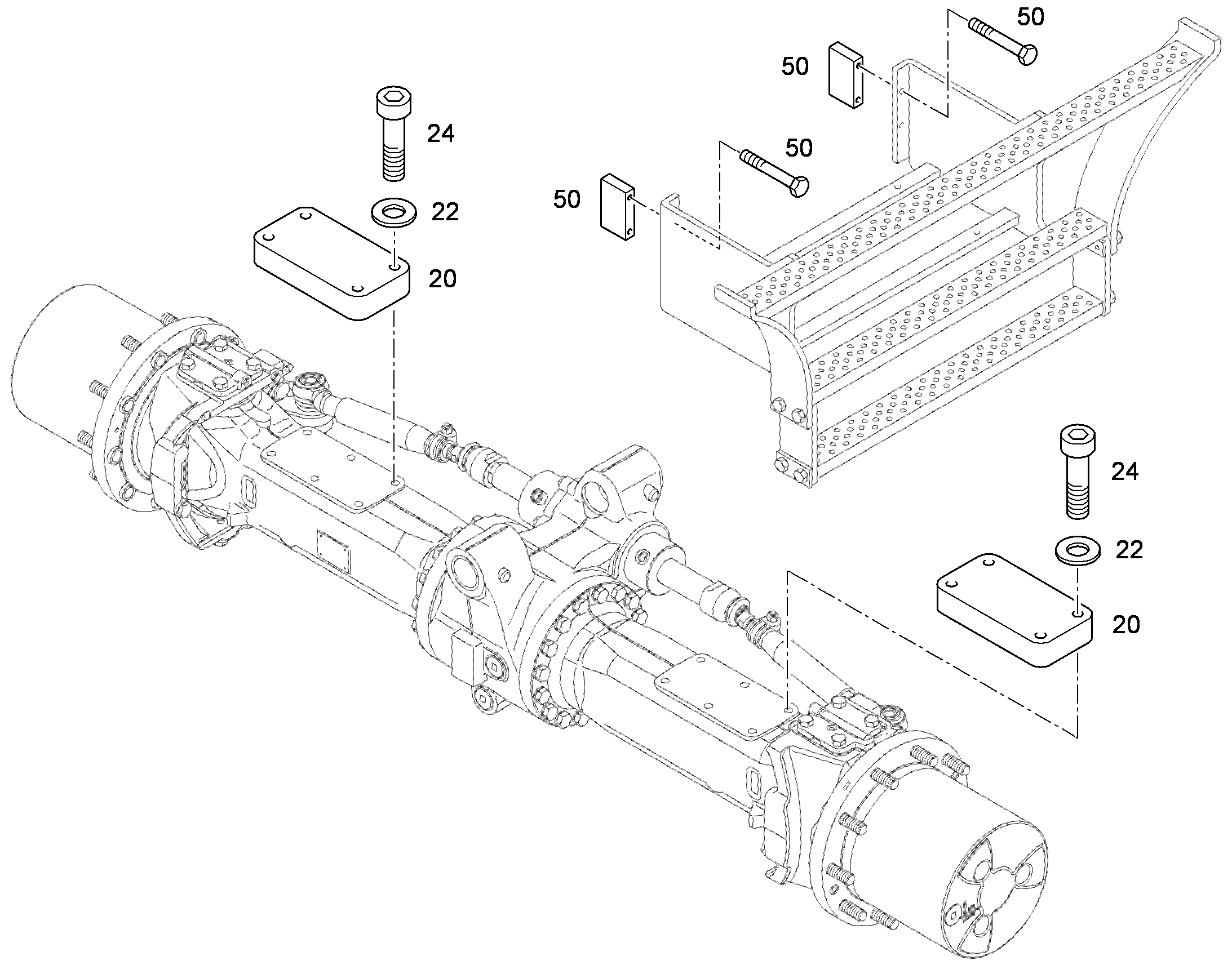 РАСШИРЕНИЕ ЛЕСТНИЦЫ 3 9959711 LIEBHERR