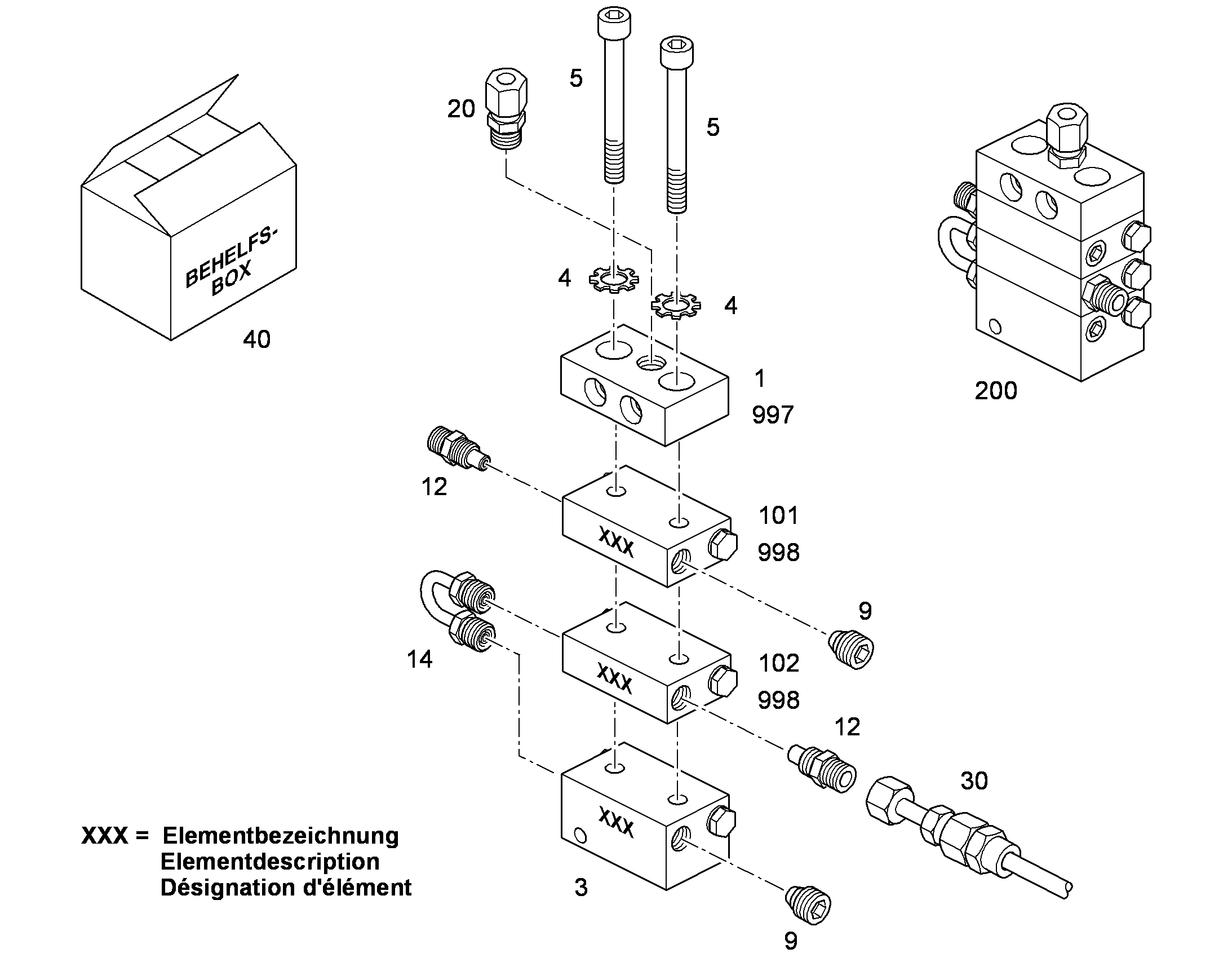 РАСПРЕДЕЛИТЕЛЬ MX-F 3/2 10490068 LIEBHERR