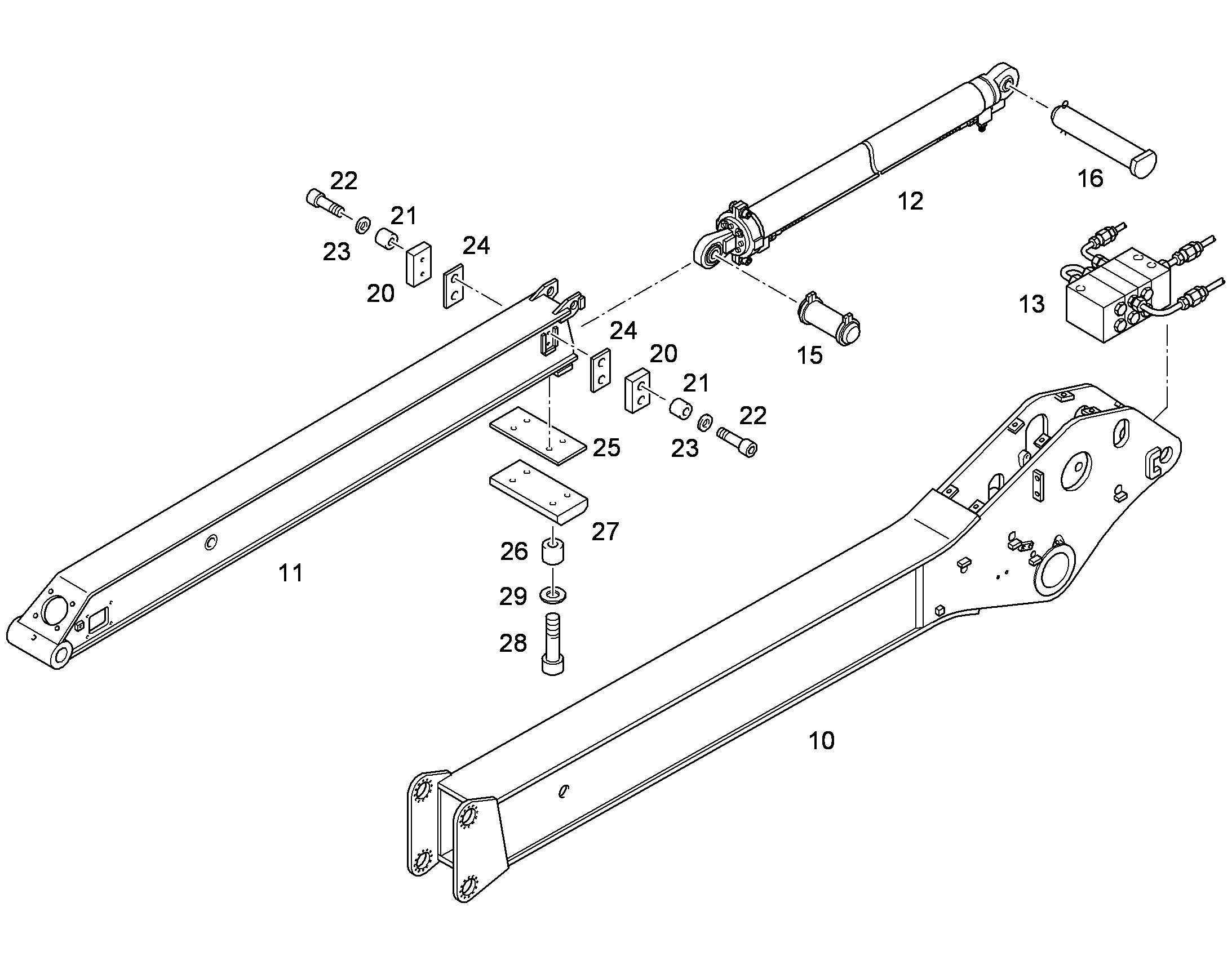ШАЙБА РАСПОРНАЯ 1X56X96 9625094 LIEBHERR