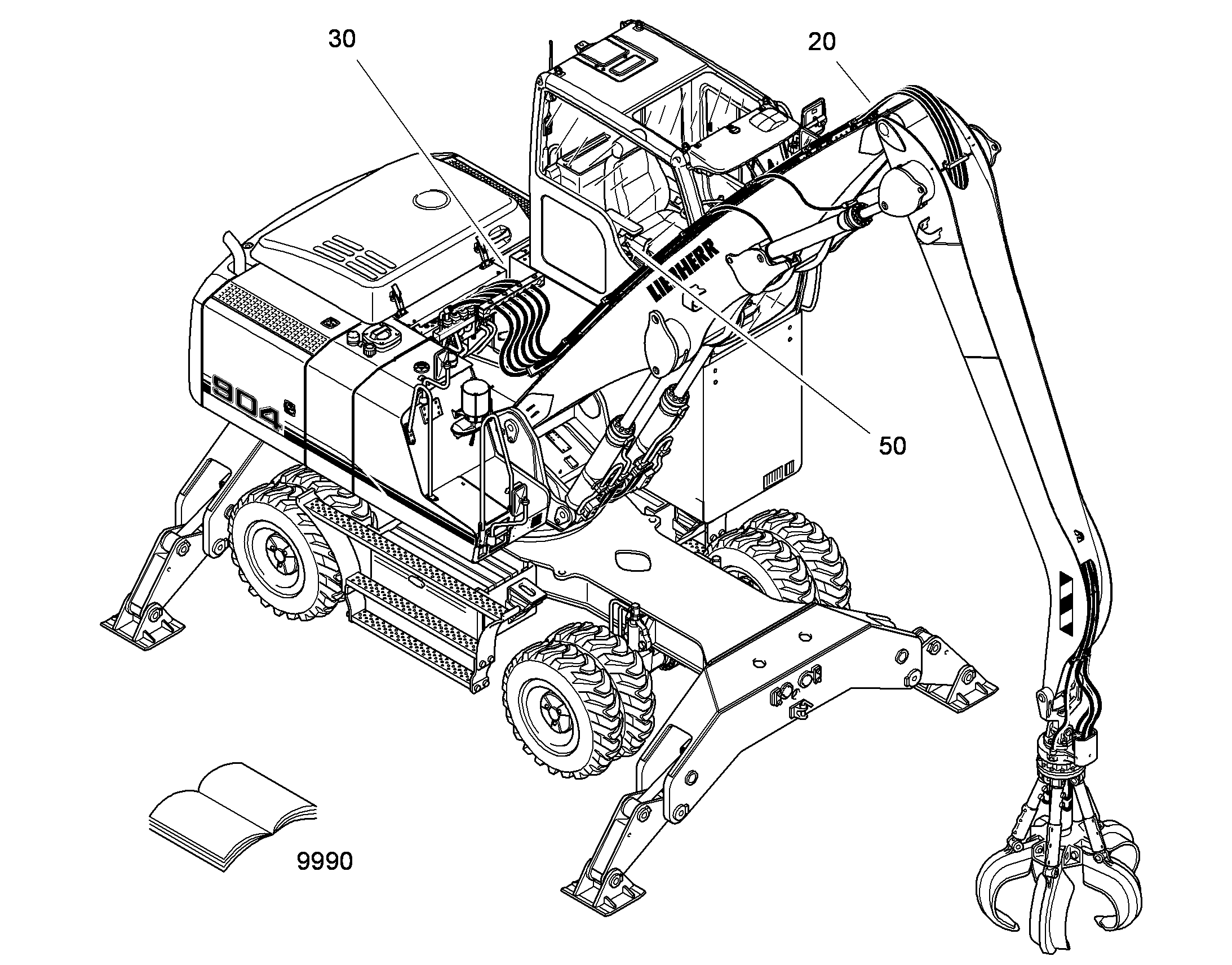 ДЕТАЛИ МОНТАЖНЫЕ ДЛЯ ОБОРУД. 94003929 LIEBHERR