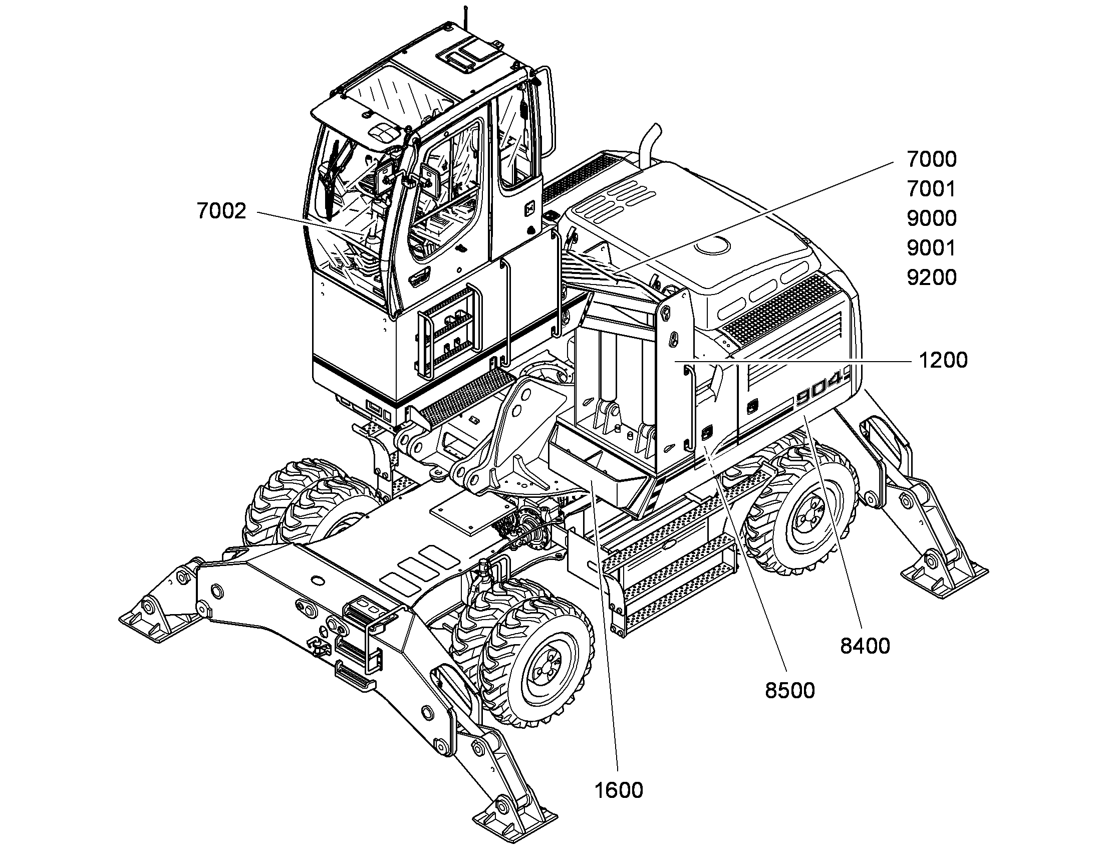 КОМПЛЕКТУЮЩИЕ ДЕТАЛИ 94004801 LIEBHERR