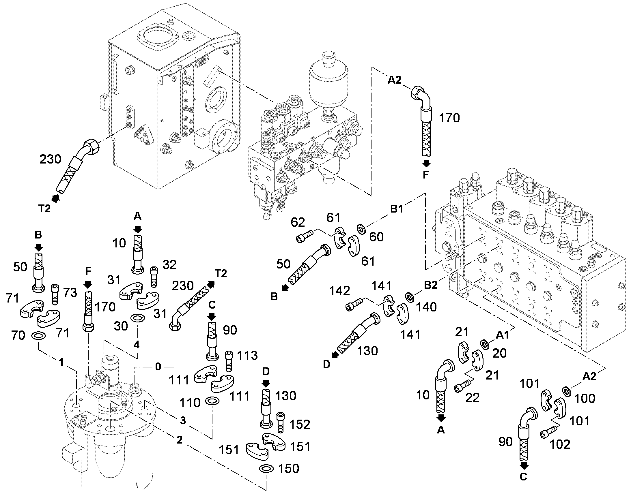 ШЛАНГ 20X1250 10024624 LIEBHERR