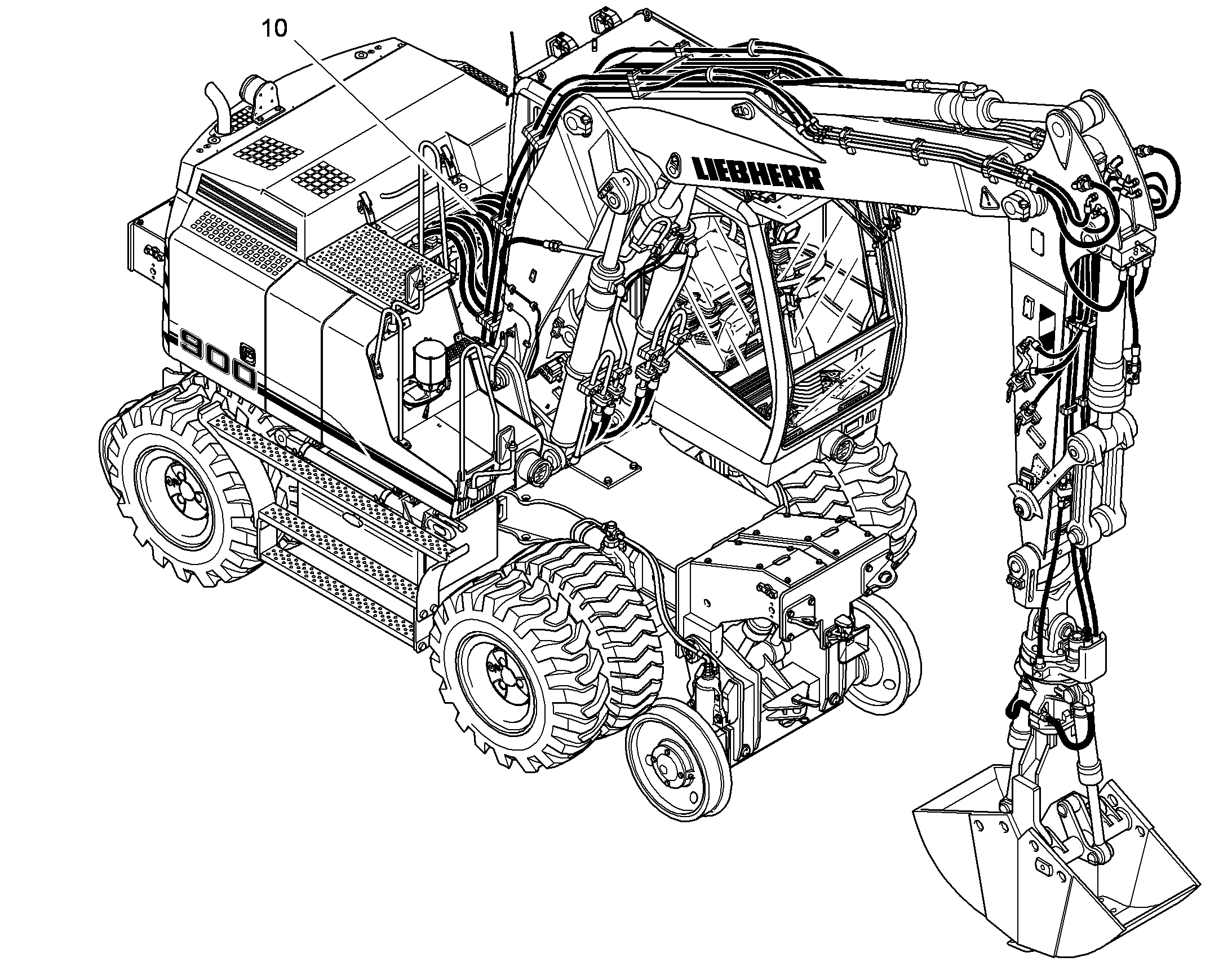 УСТР-ВО ПРЕДОТВРАЩ. ПЕРЕГРУЗКИ 9620687 LIEBHERR