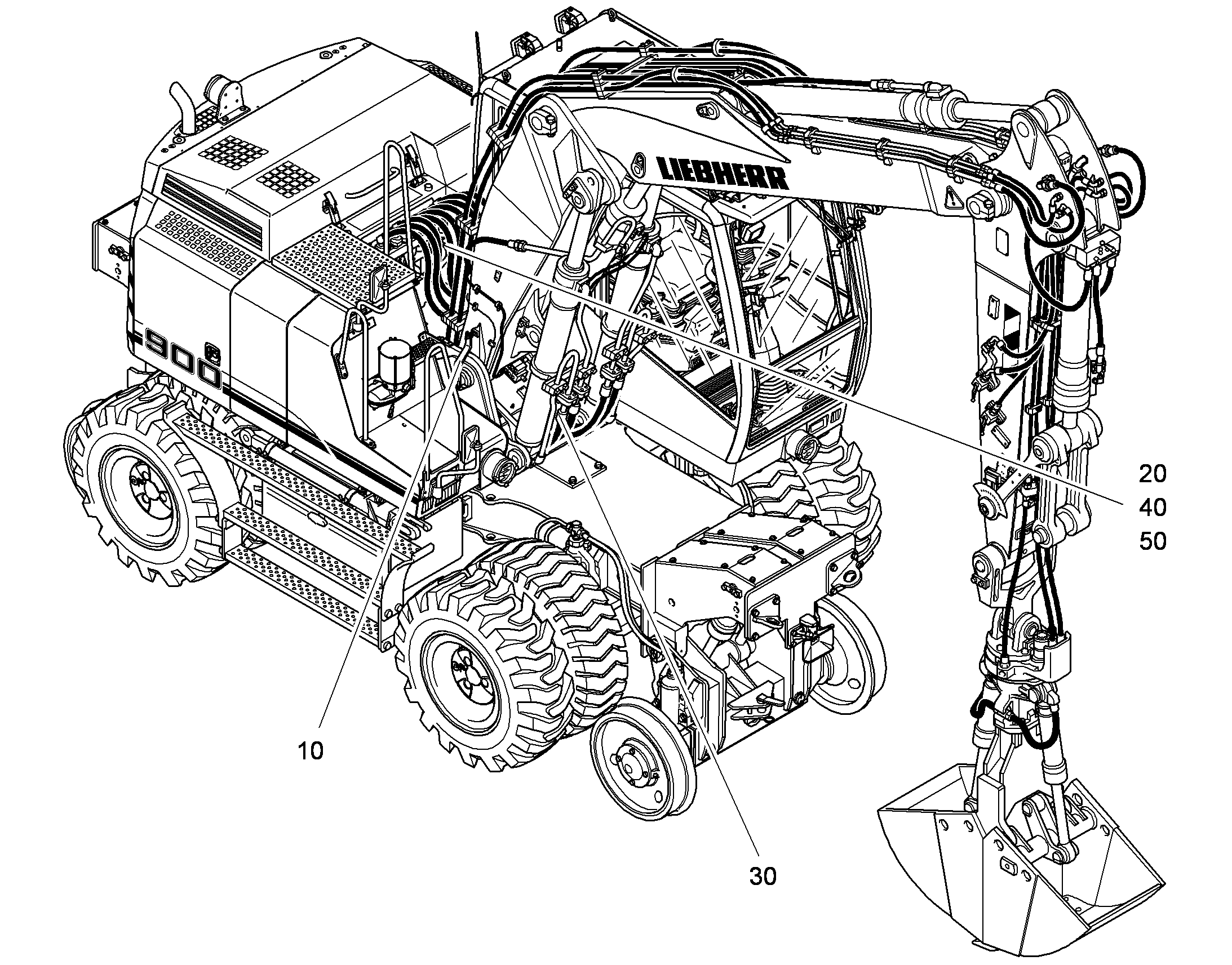 ОГРАНИЧ. ПОДЪЕМА ЭЛЕКТРОННОЕ 9629029 LIEBHERR