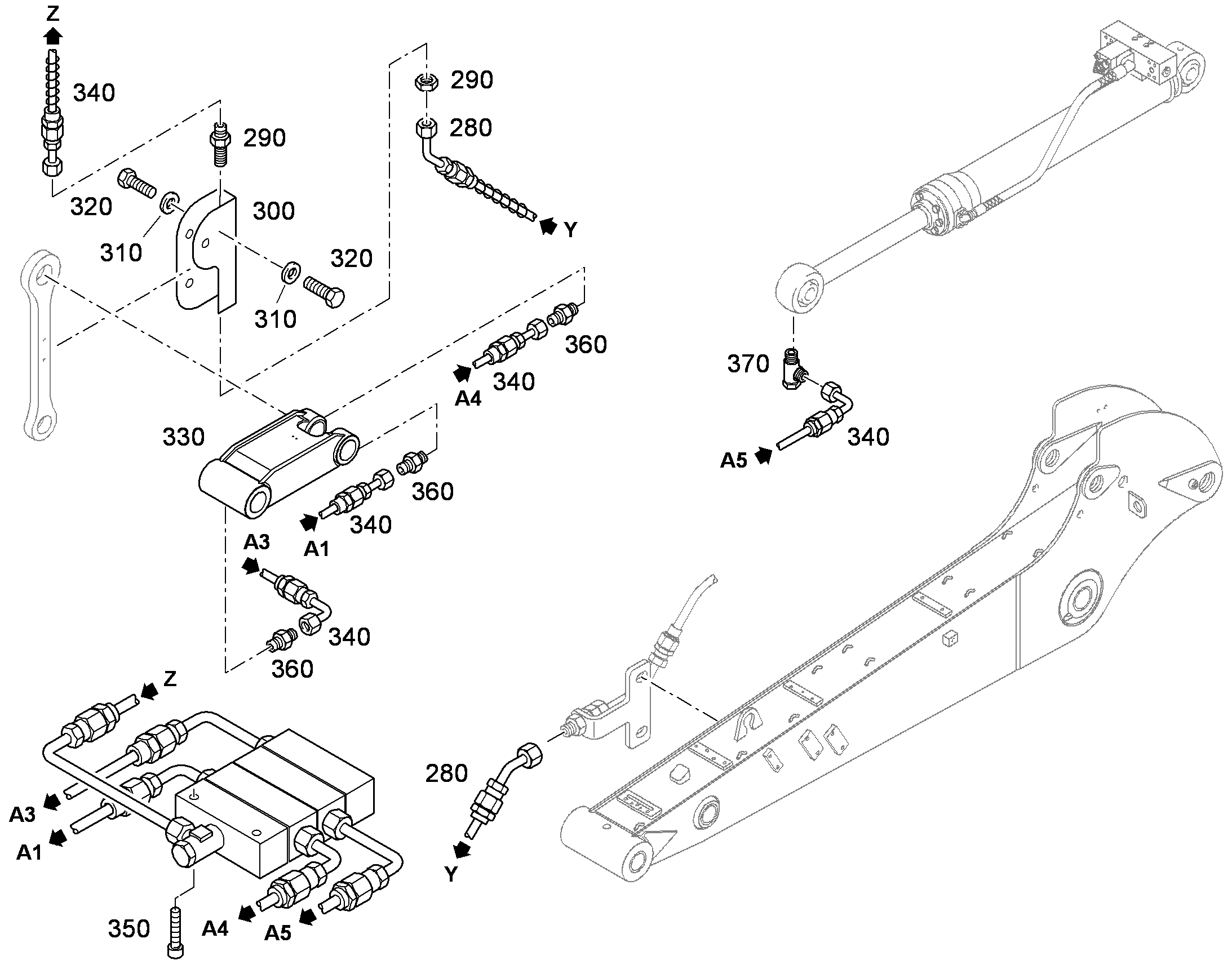 СЕРЬГА СОЕДИНИТЕЛЬНАЯ 9645921 LIEBHERR