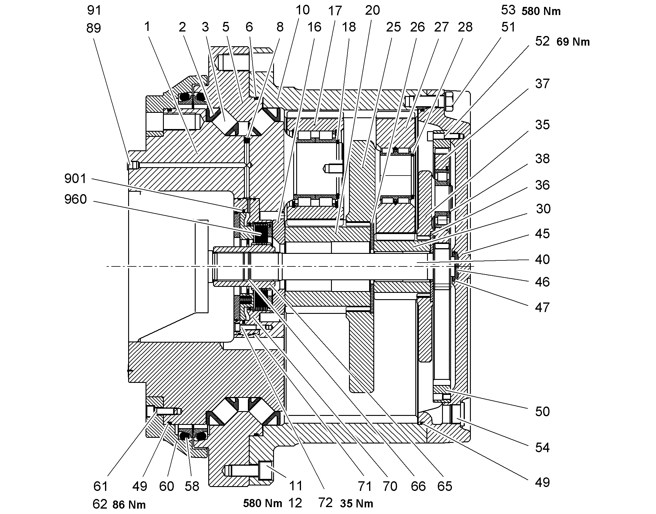 КОЛЬЦО СТОПОРНОЕ 944195803 LIEBHERR