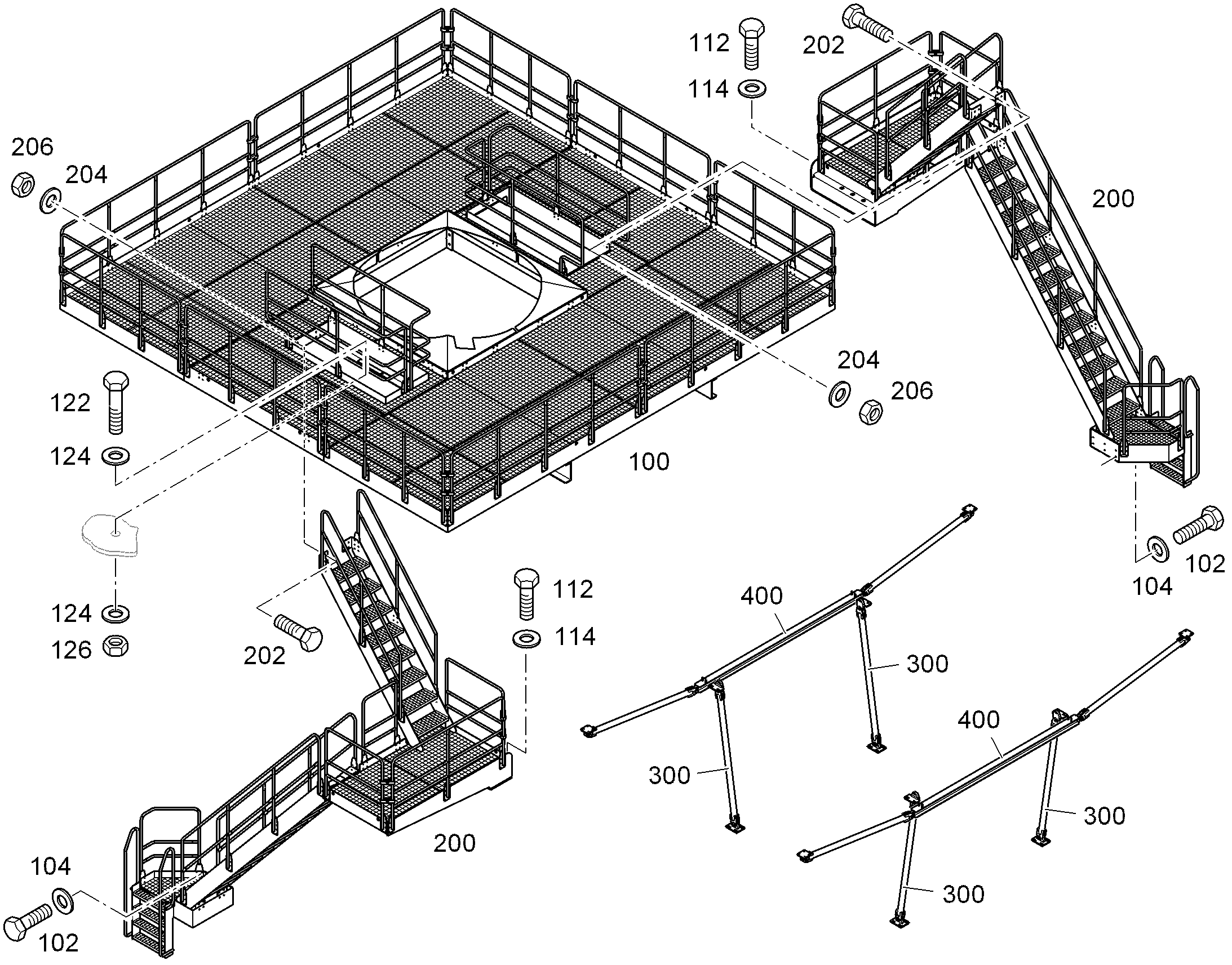 ПЛАТФОРМА 10493303 LIEBHERR
