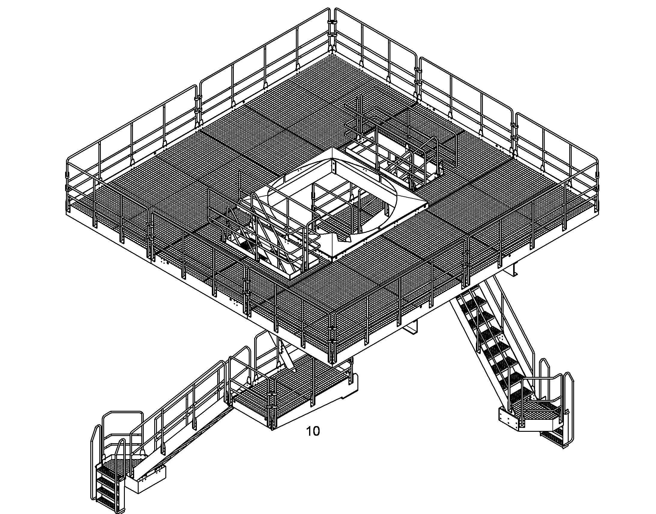 МОНТАЖ ПЛАТФОРМЫ 94008549 LIEBHERR