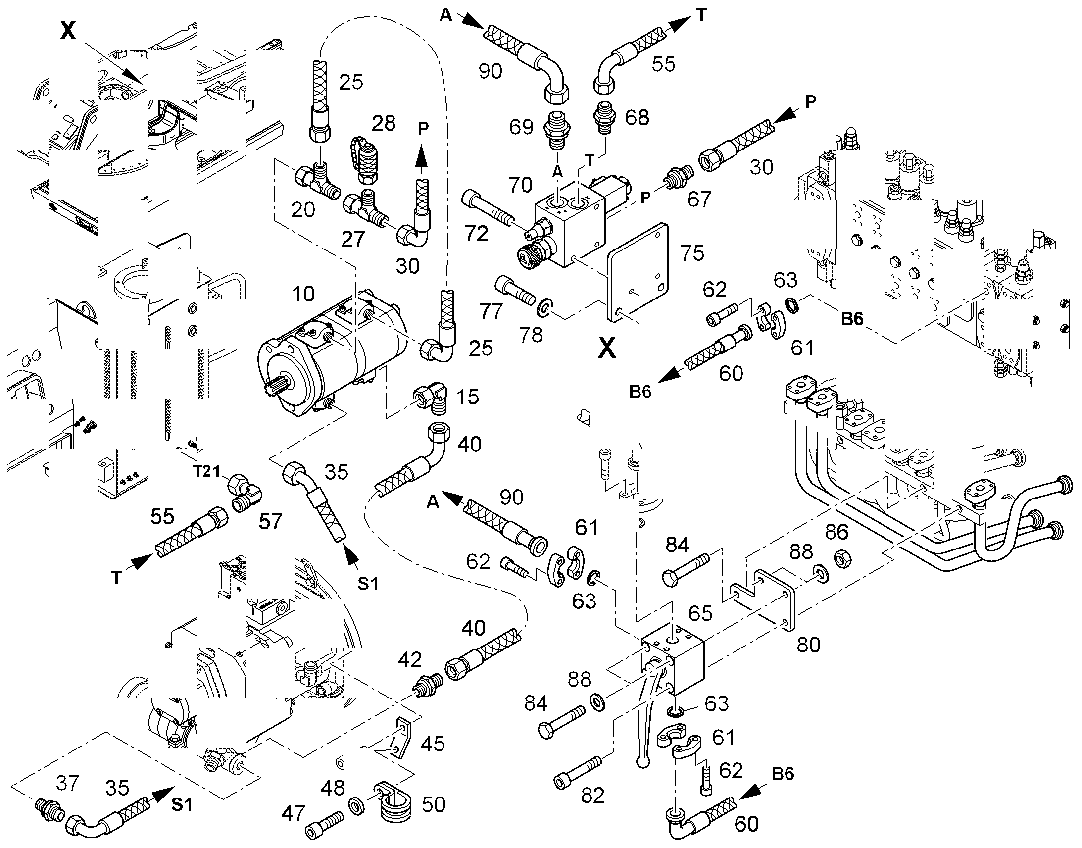 КРАН ЗАПОРНЫЙ ШАРОВОЙ 10491464 LIEBHERR